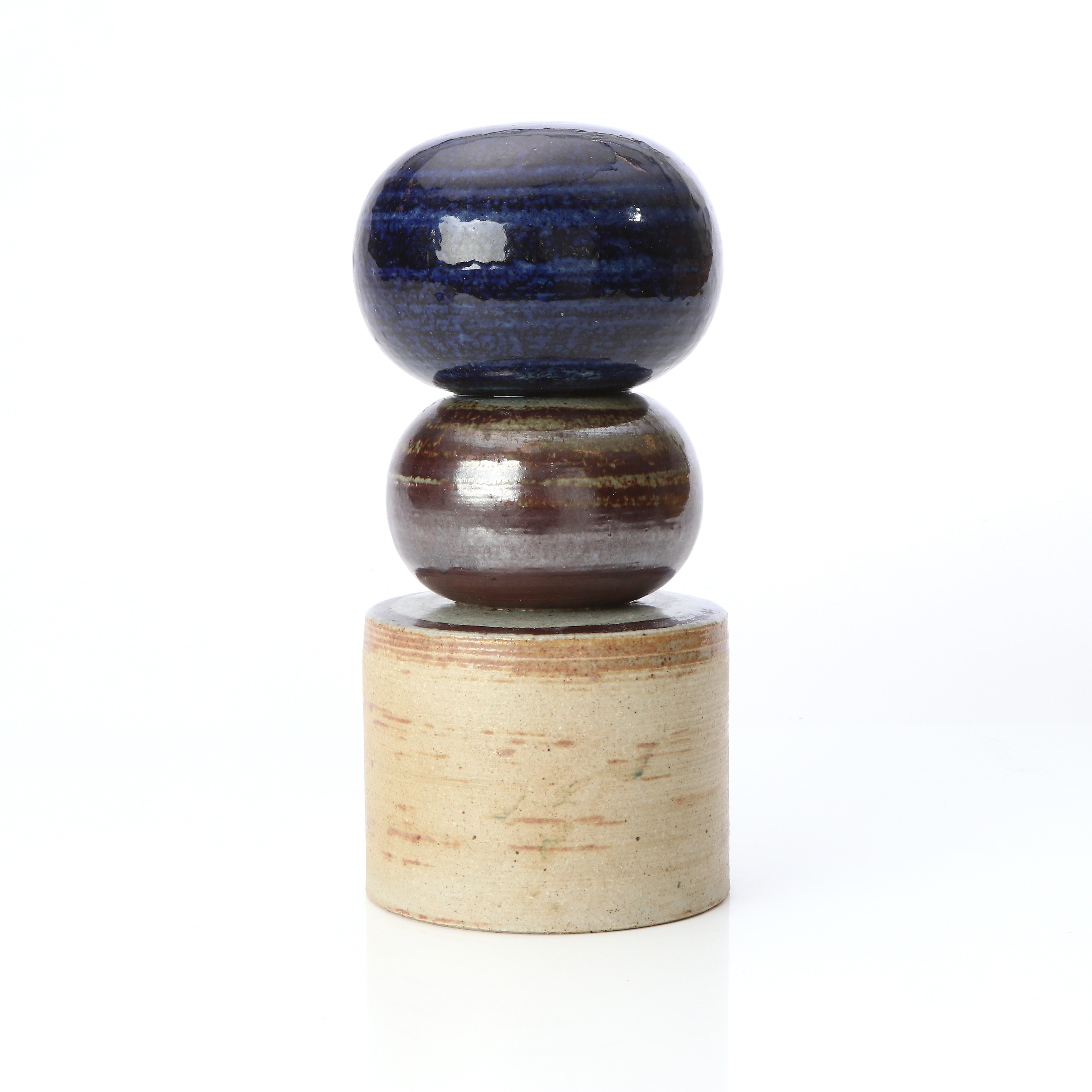 LISA LARSON. KERAMIKSKULPTUR, UNIK. Glaserat stengods. Gustavsbergs Studio, signerad undertill.