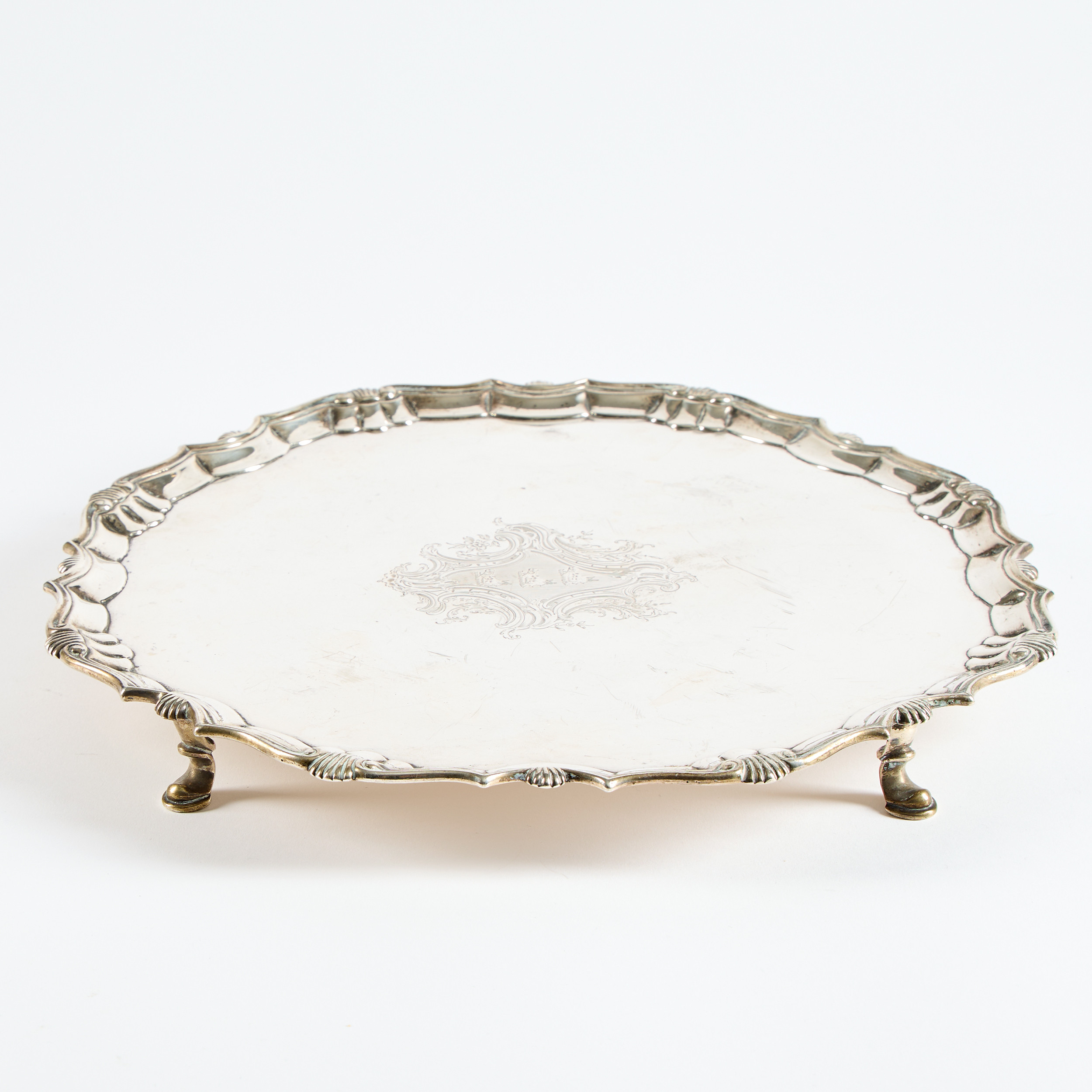 ROBERT ABERCROMBIE. Silversalver, George II, London, 1739.