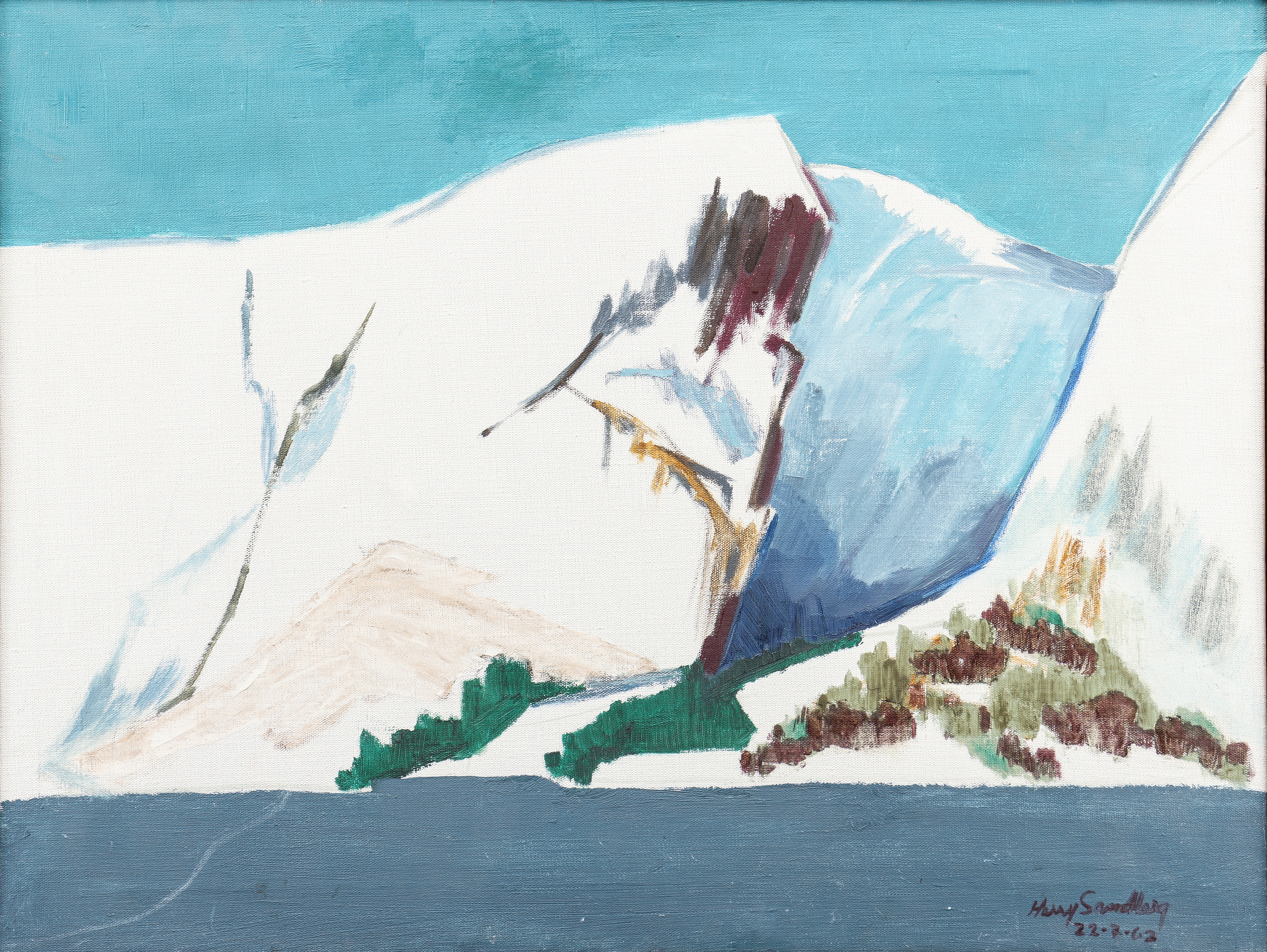 HARRY SANDBERG. "Bildminne från Sognefjorden".
