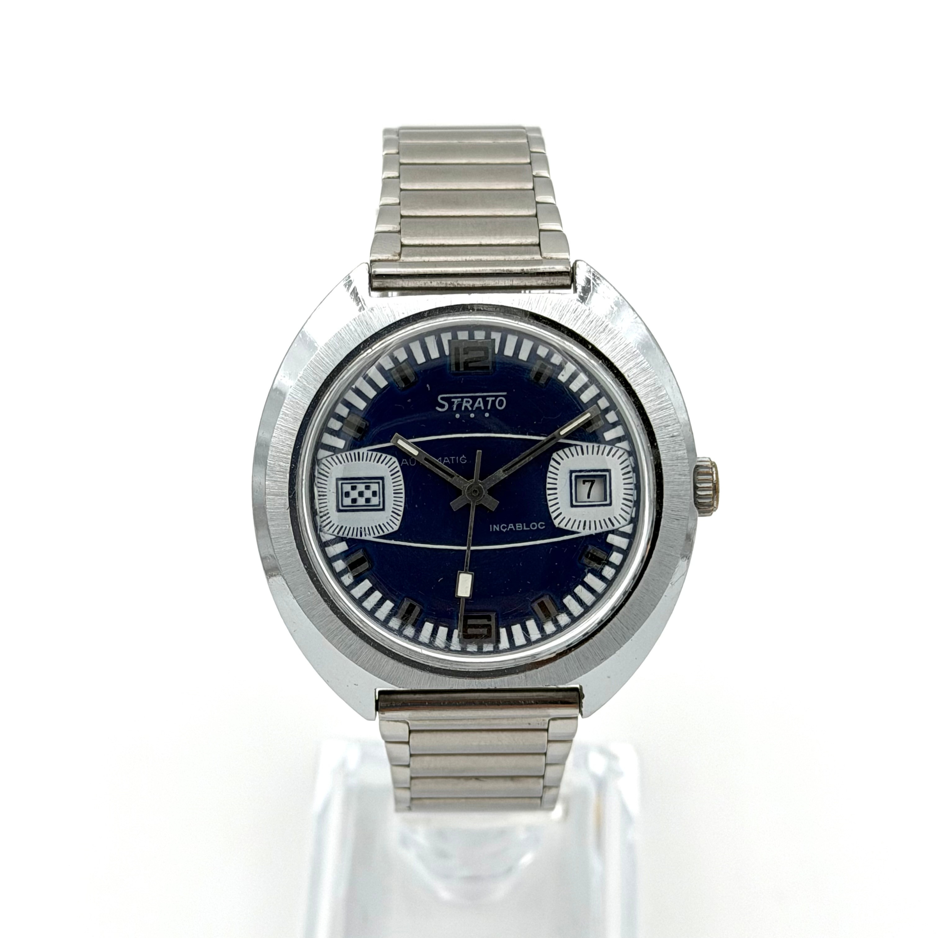 STRATO, armbandsur, 1970-tal, automatic, stål.