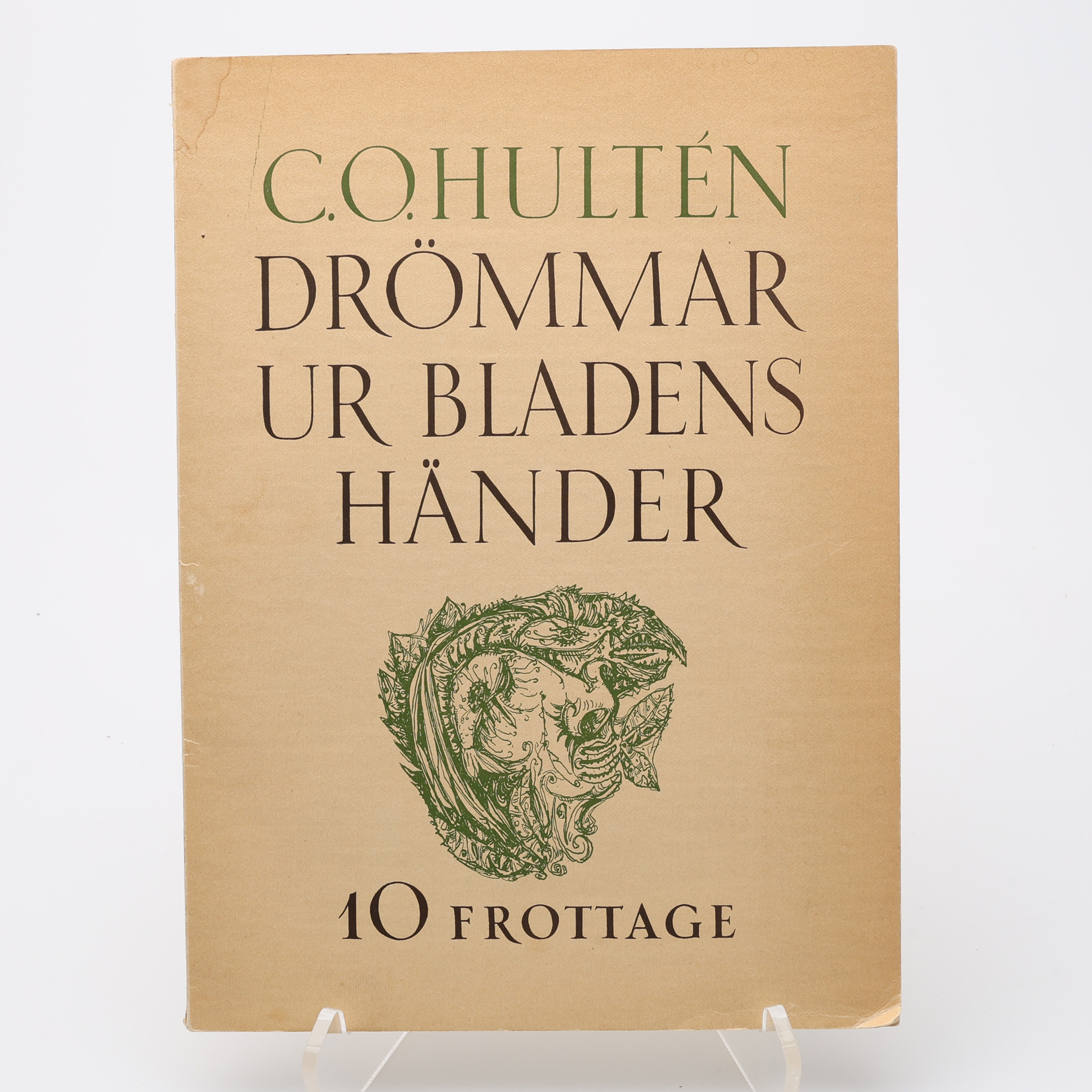 BIBLIOFILI. DRÖMMAR UR BLADENS HÄNDER 1947 - NUMRERAD OCH SIGNERAD AV C. O. HULTÉN.