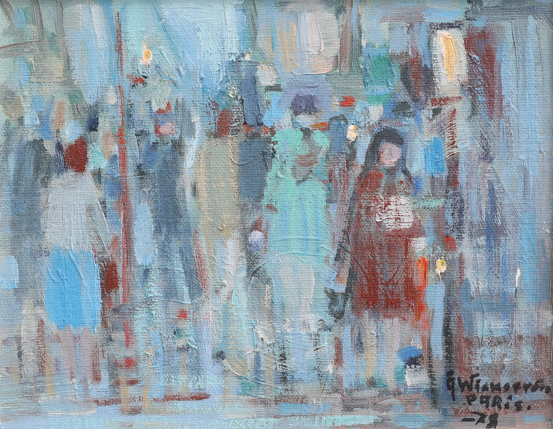 ÅKE WICKSTRÖM. MOTIV FRÅN PARIS.