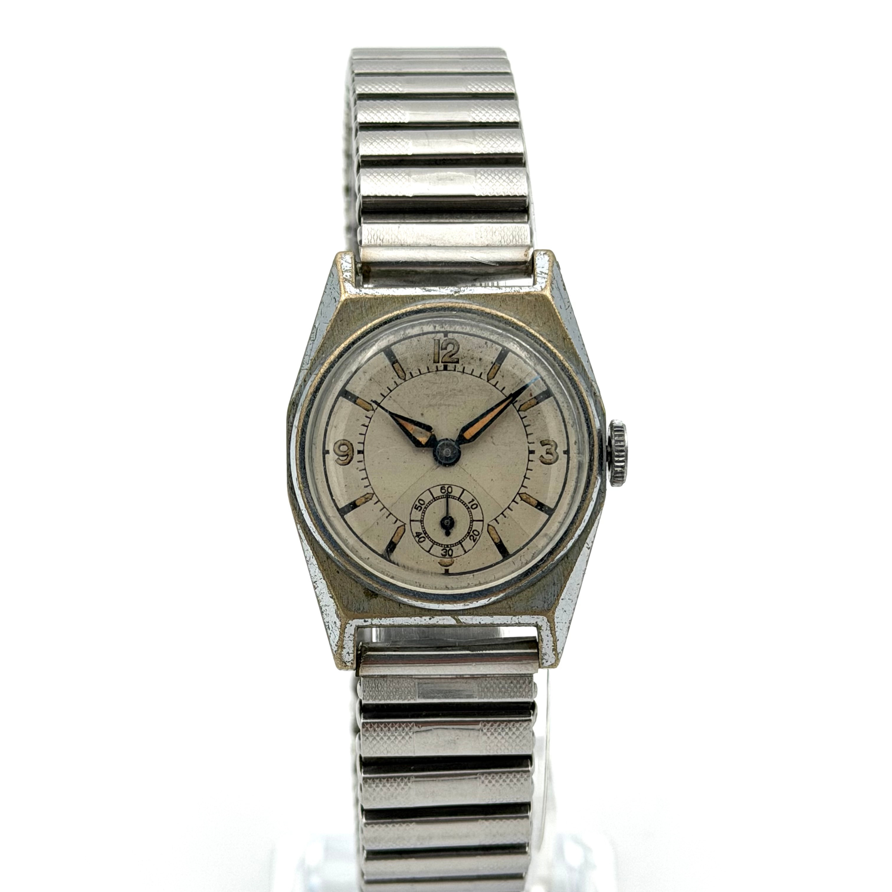 armbandsur, 1940/50-tal, manuell, stål.