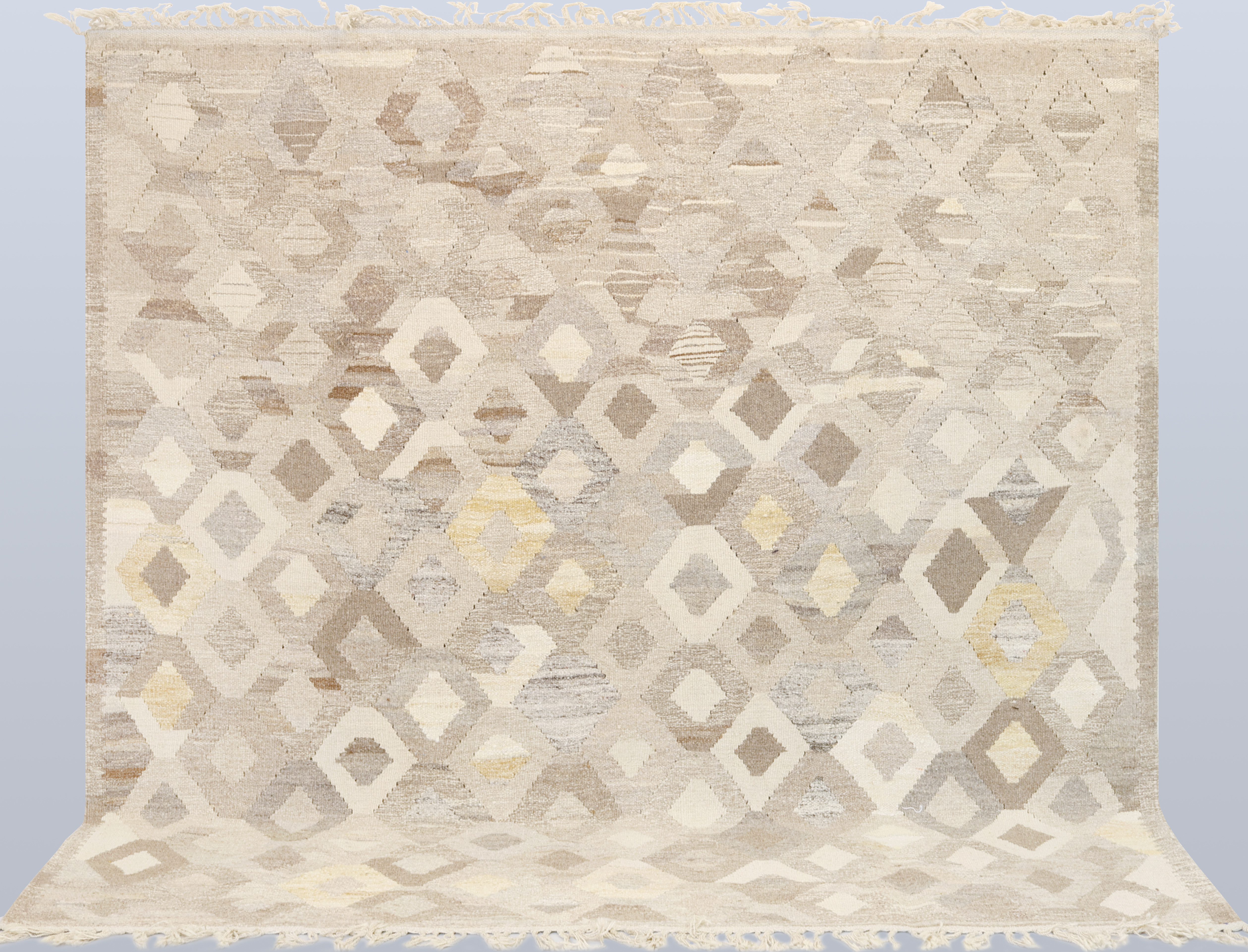 ORIENTMATTA, handvävd, kelim, naturfärger, ca 203x202 cm.