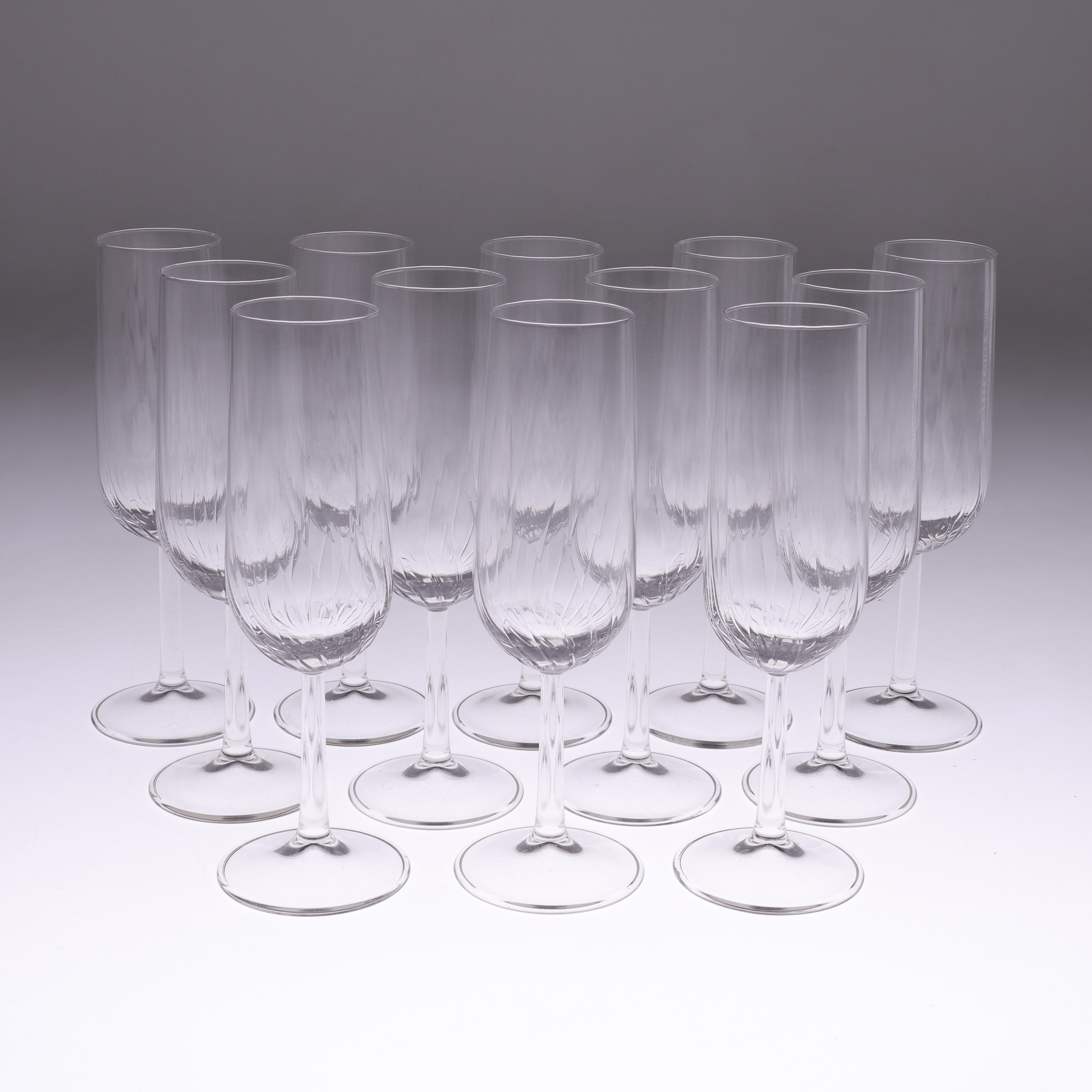 CHAMPAGNEGLAS, 12 st, glas.