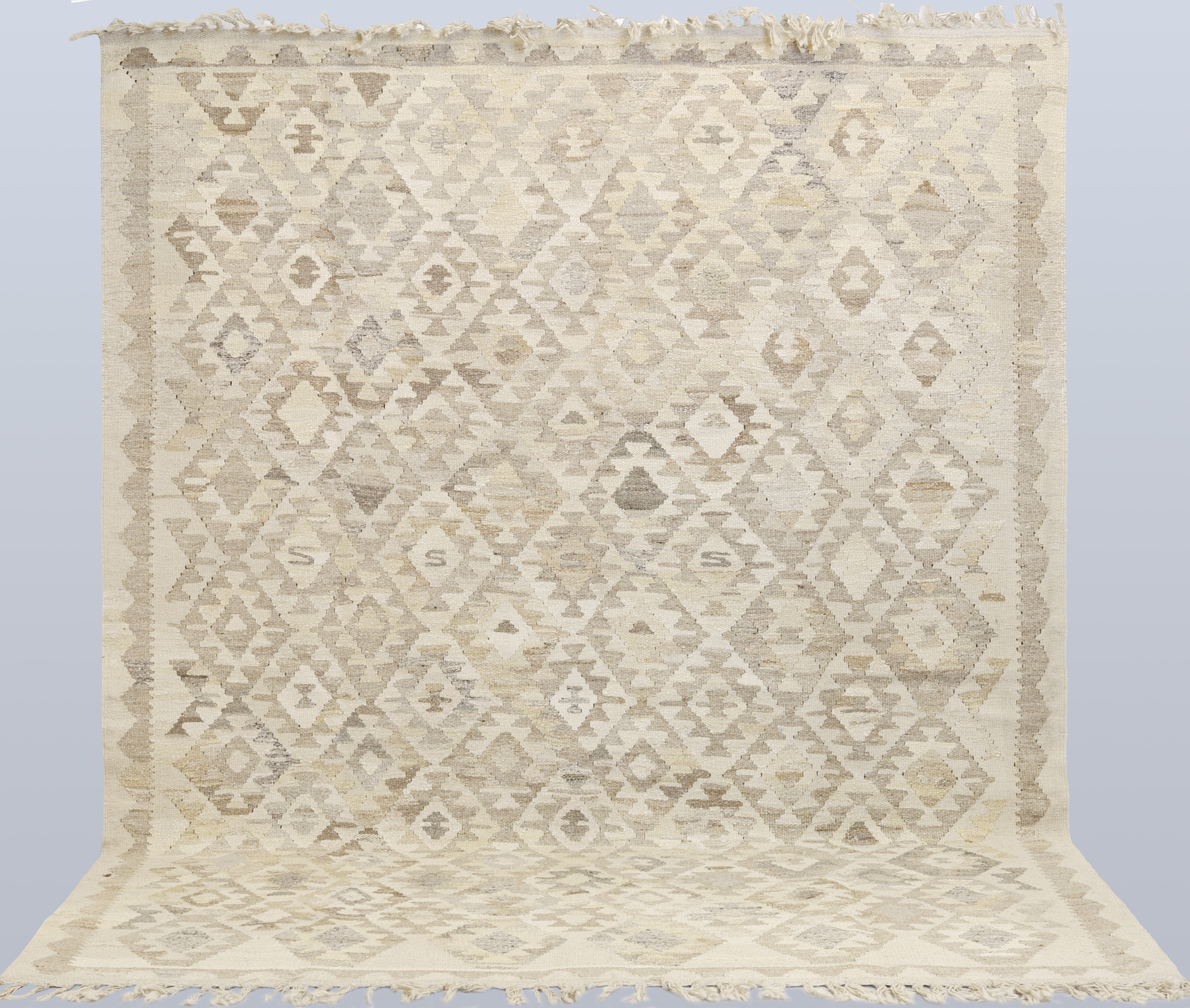 ORIENTMATTA, handvävd, kelim, naturfärger, ca 245x197 cm.