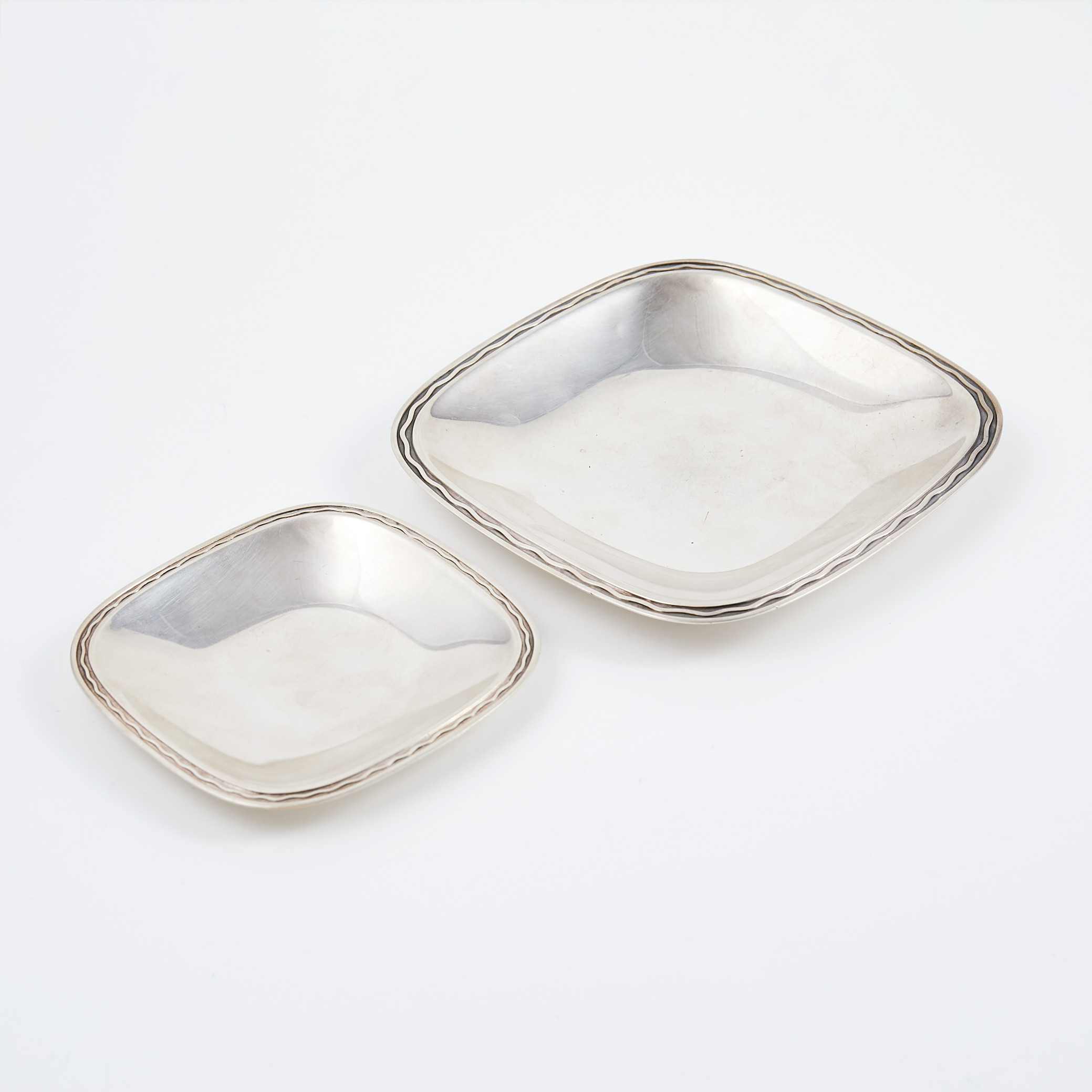 FAT, 2 st, sterlingsilver, Gustaf Jansson, C.G Hallberg, Stockholm,1953.