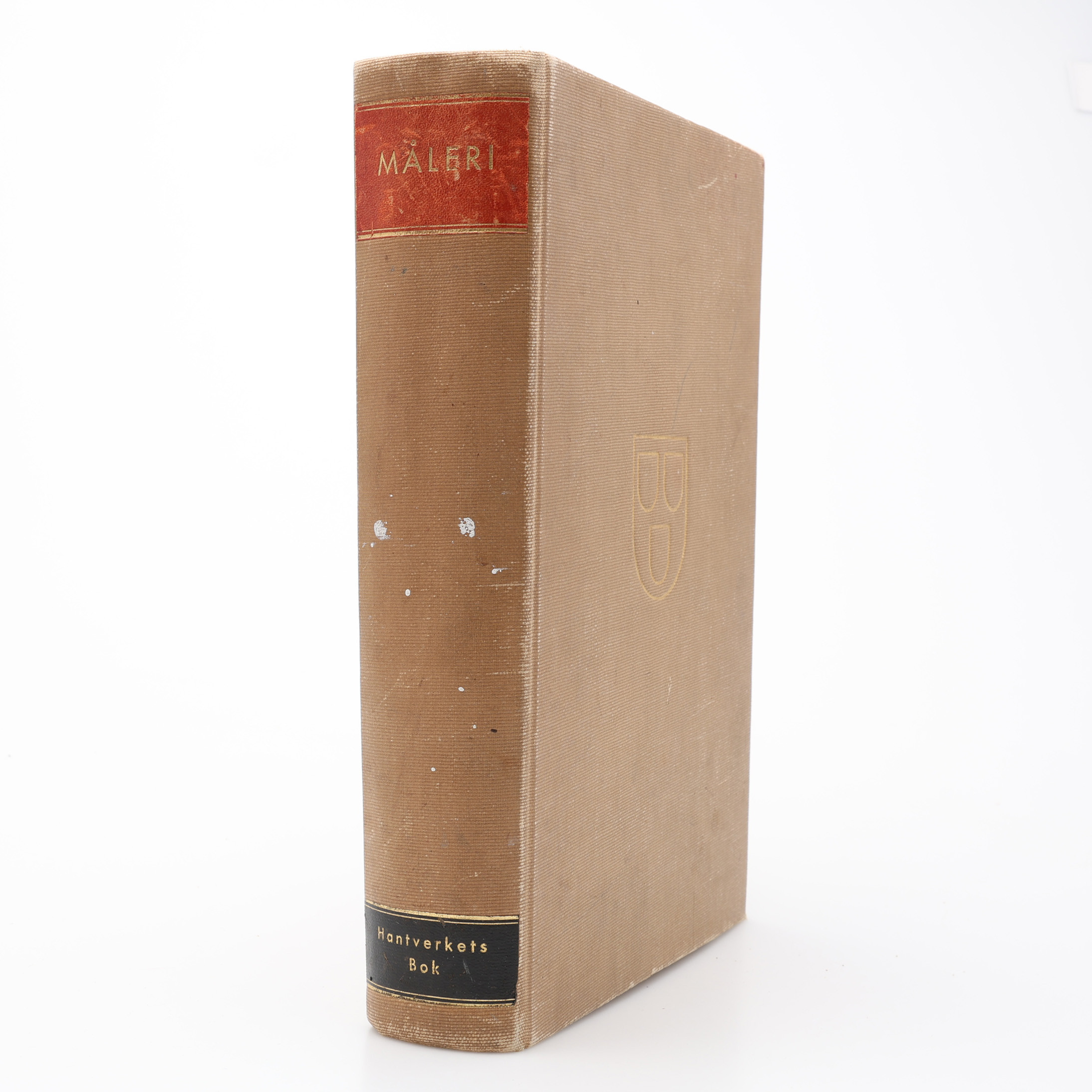 MÅLERI. HANTVERKETS BOK OM MÅLERI ILLUSTRERAD MED BL. A. MONTERADE FÄRGPLANSCHER.