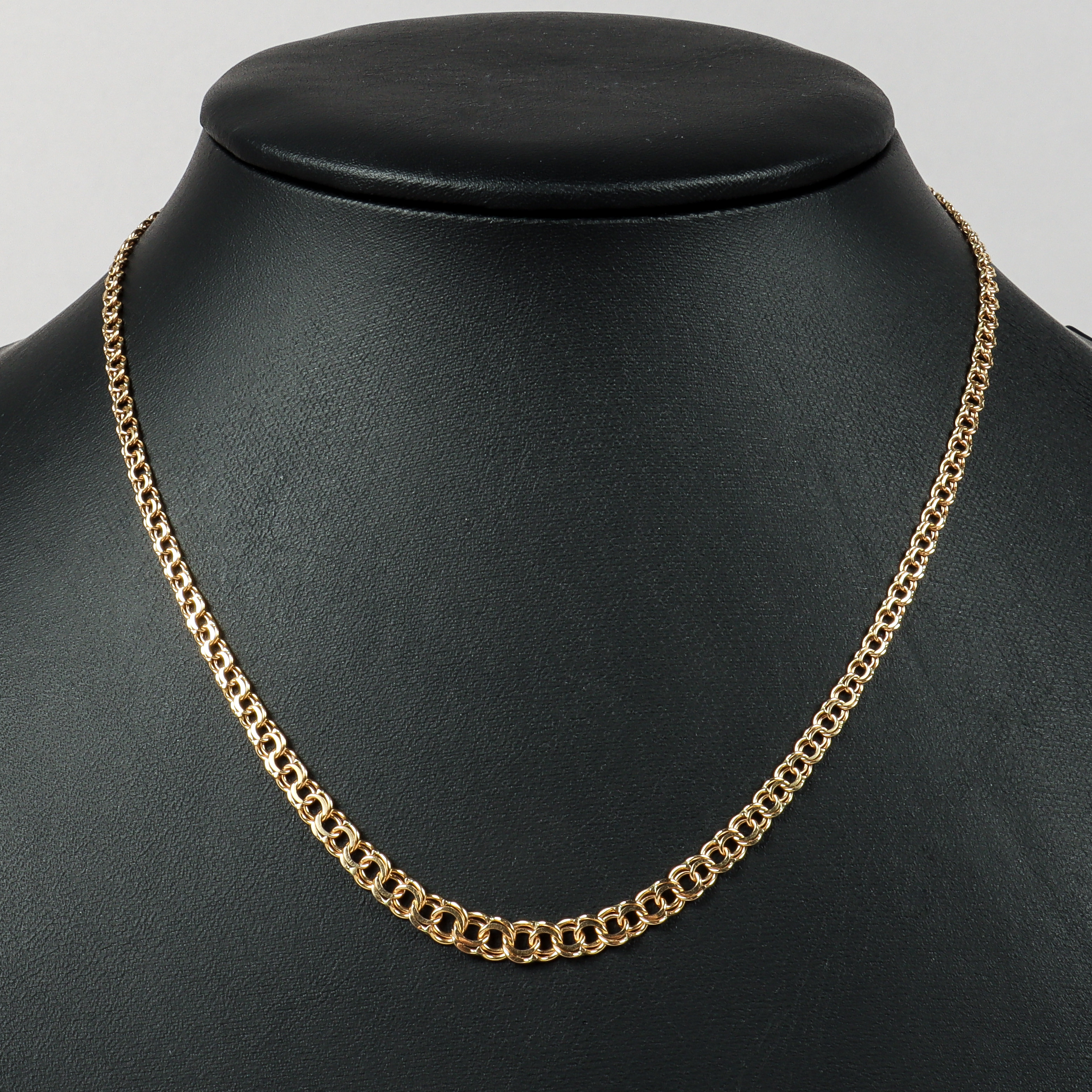 COLLIER Bismarck, 18k guld, doserat.