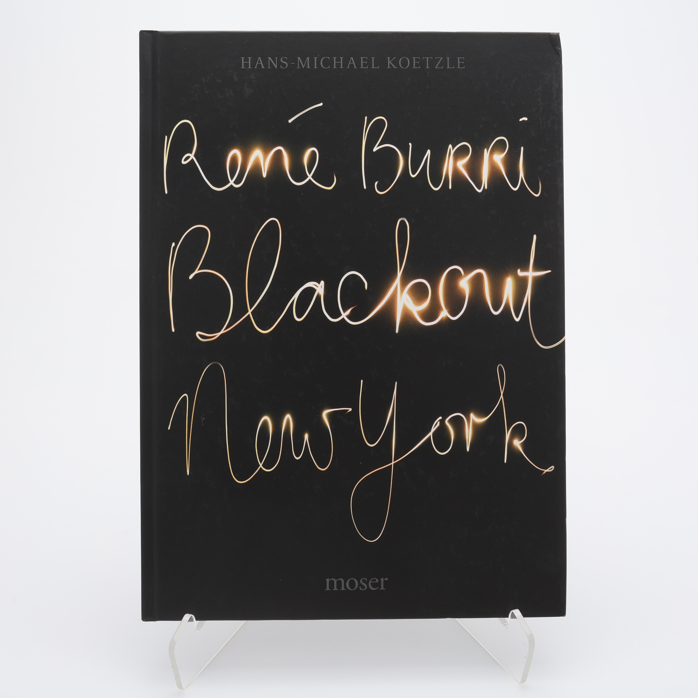FOTO. DEN SCHWEIZISKE FOTOGRAFEN RENÉ BURRIS "BLACKOUT NEW YORK" I FÖRSTA UPPLAGAN, 2009.