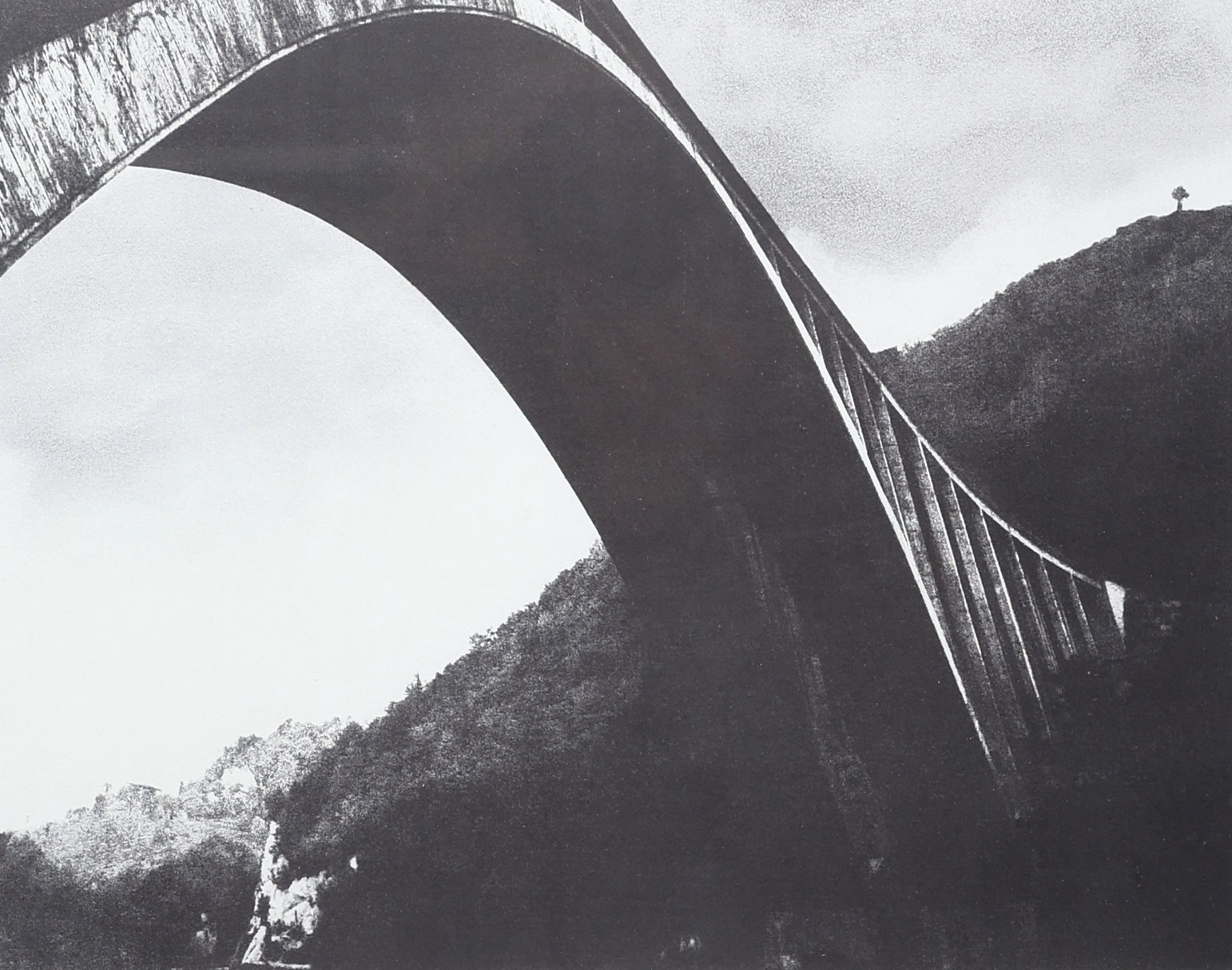LENNART OLSSON (1925-2010). Tryck, "Emilia Romagna", signerad i tryck.