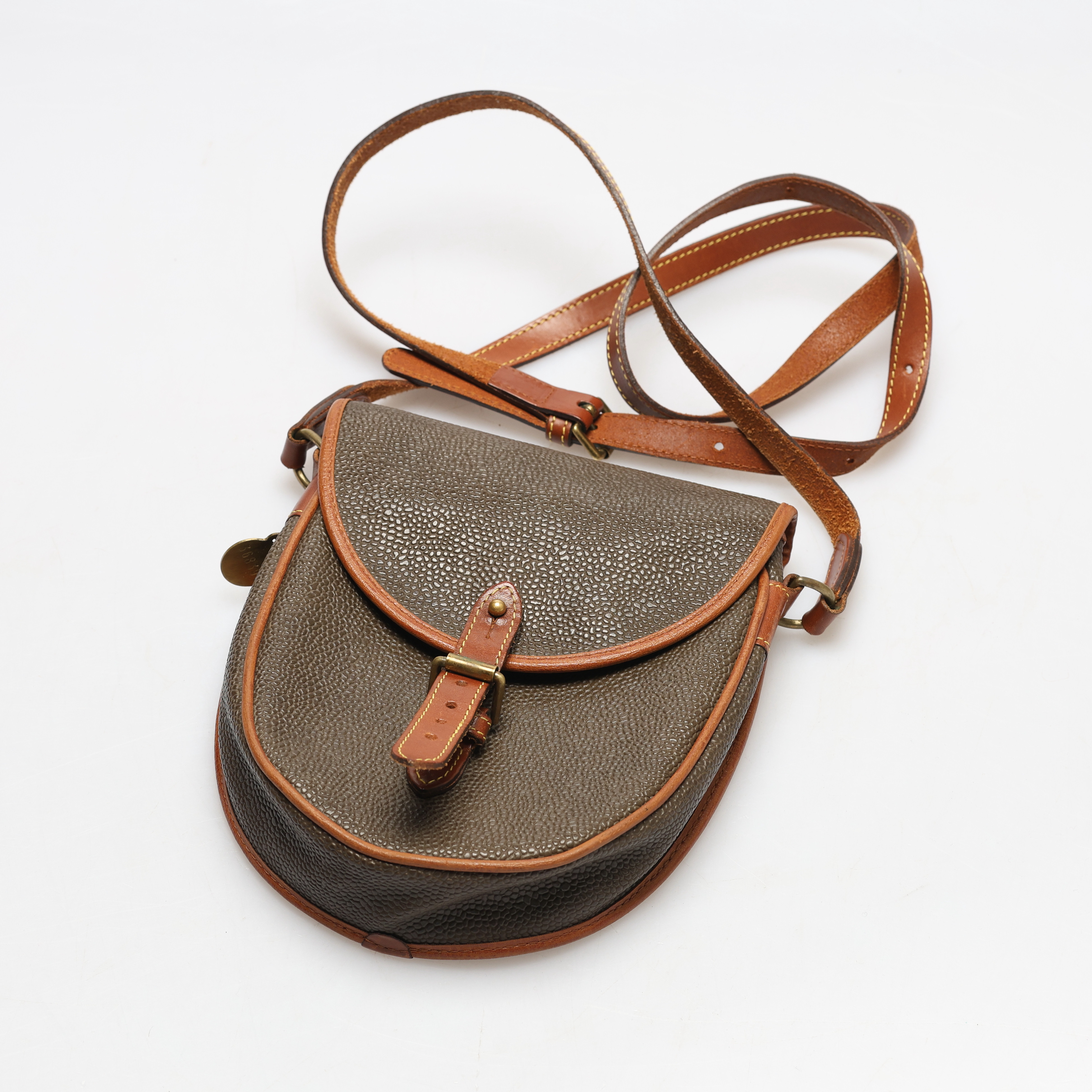 MULBERRY, axelväska, skinn/scotchgrain, England.