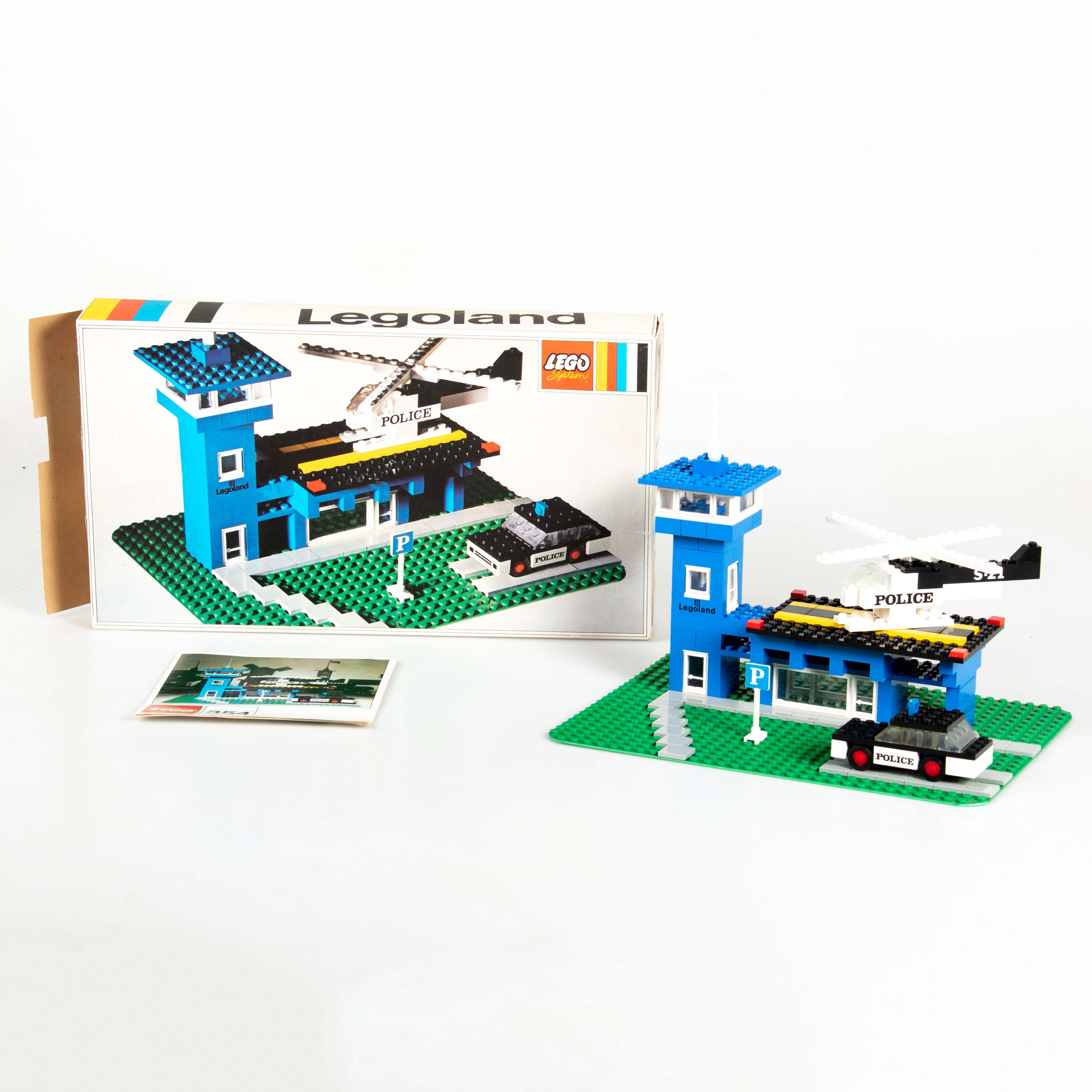 LEGO 354 polis, 1972 med originalkartong.