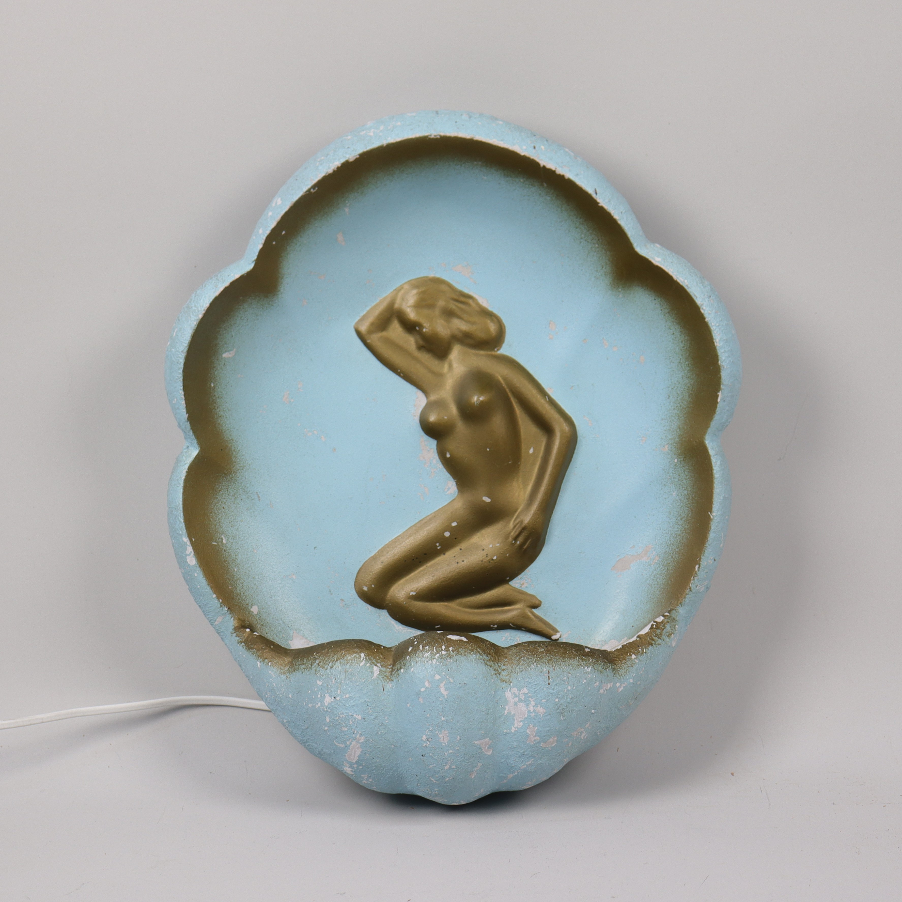 VÄGGRELIEF / VÄGGLAMPA, Swedish Grace, omkring 1930-tal.