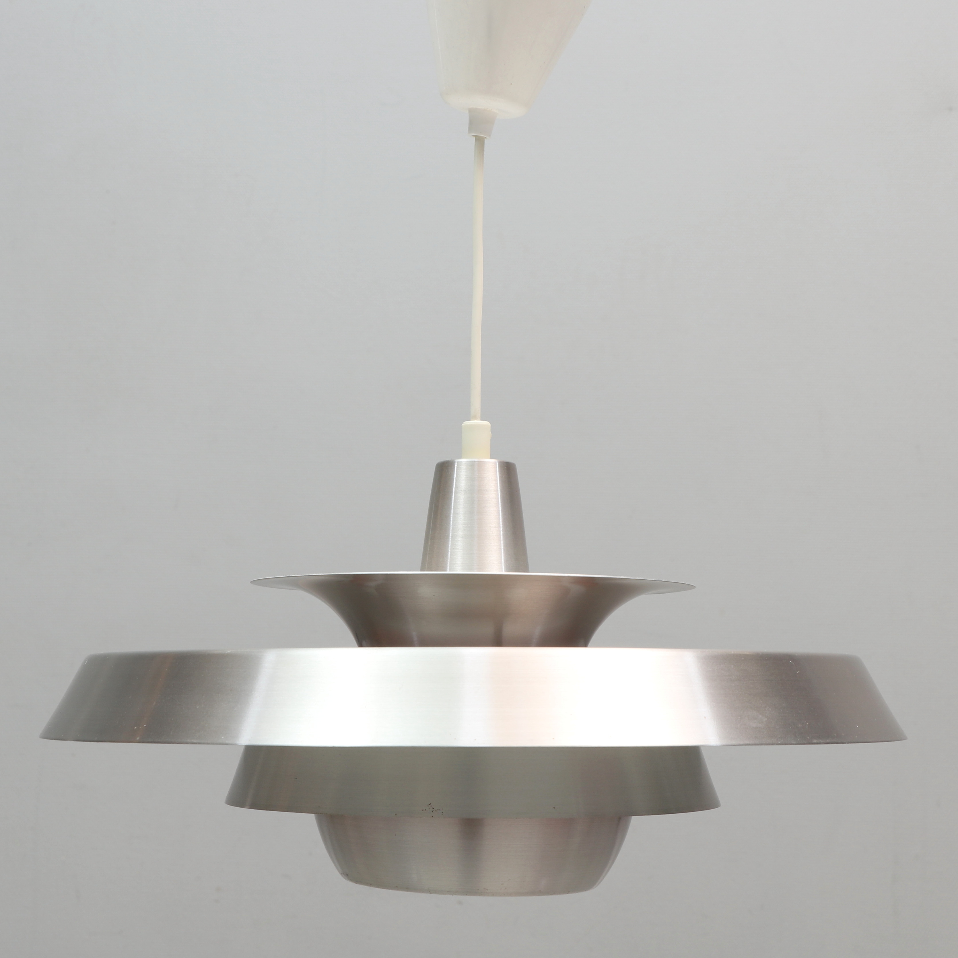 TAKLAMPA/PENDELLAMPA, aluminium, Danmark, 1960/1970-tal.