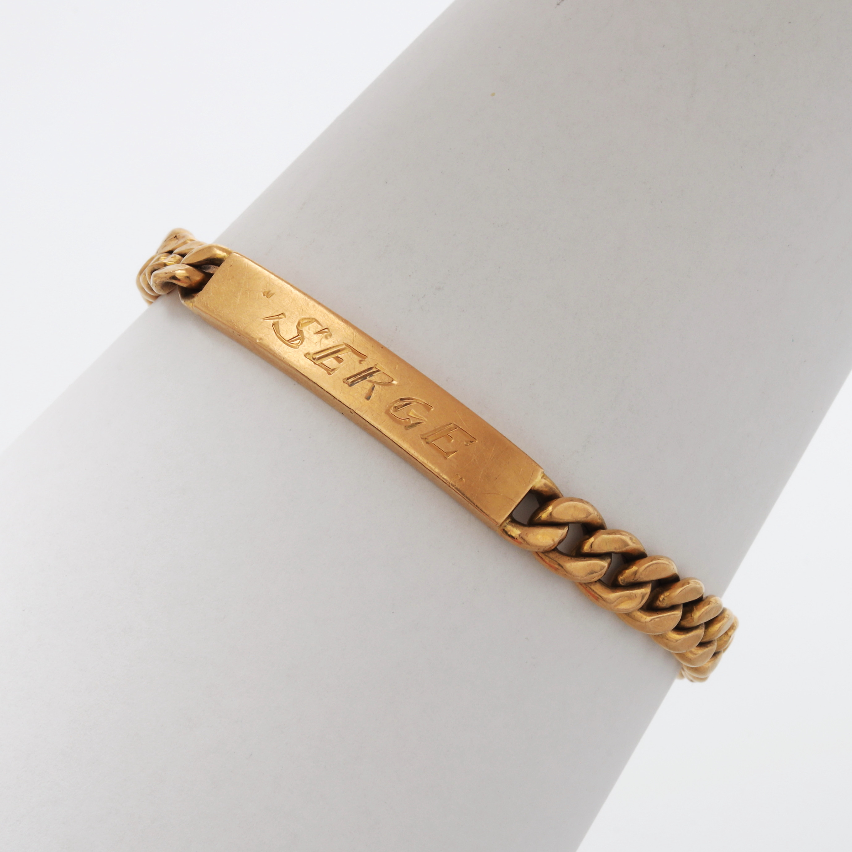 ARMBAND, guld 18K, vikt 13,91 gram.