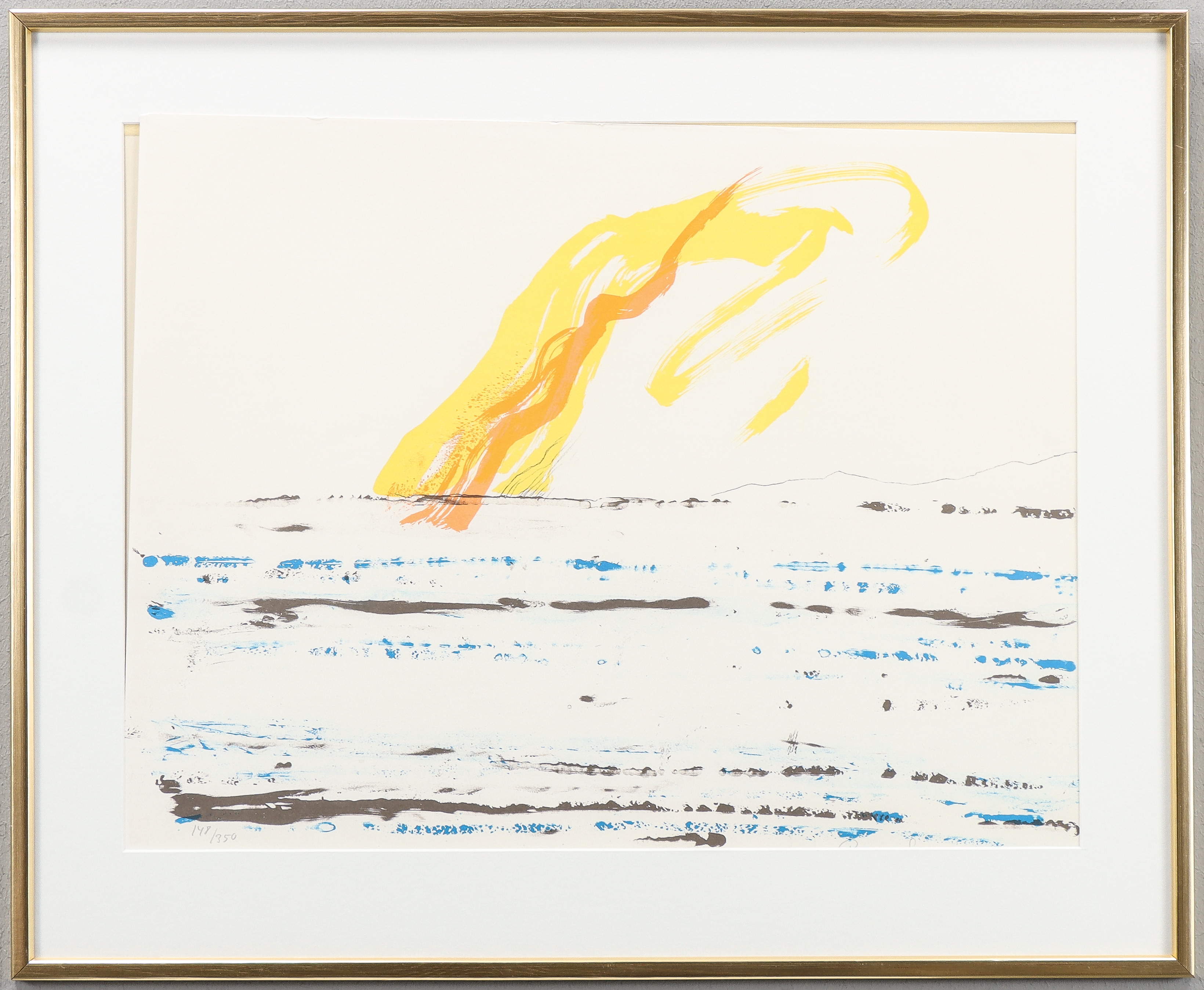 RUNE JANSSON. Litografi 148/350, signerad.