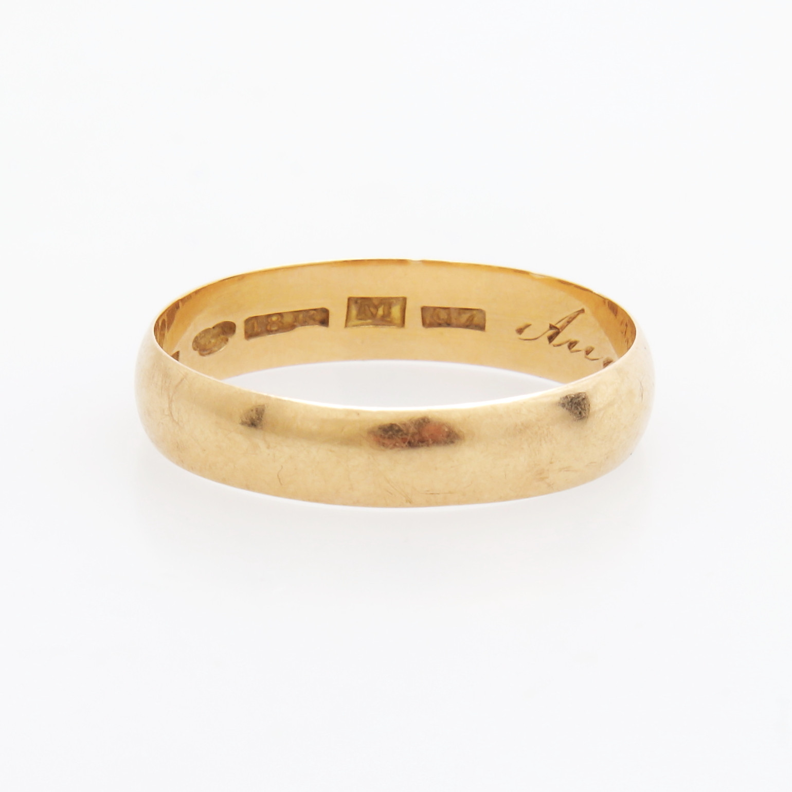 RING, guld 18K, Malmö, 1905, vikt 3,16 gram.