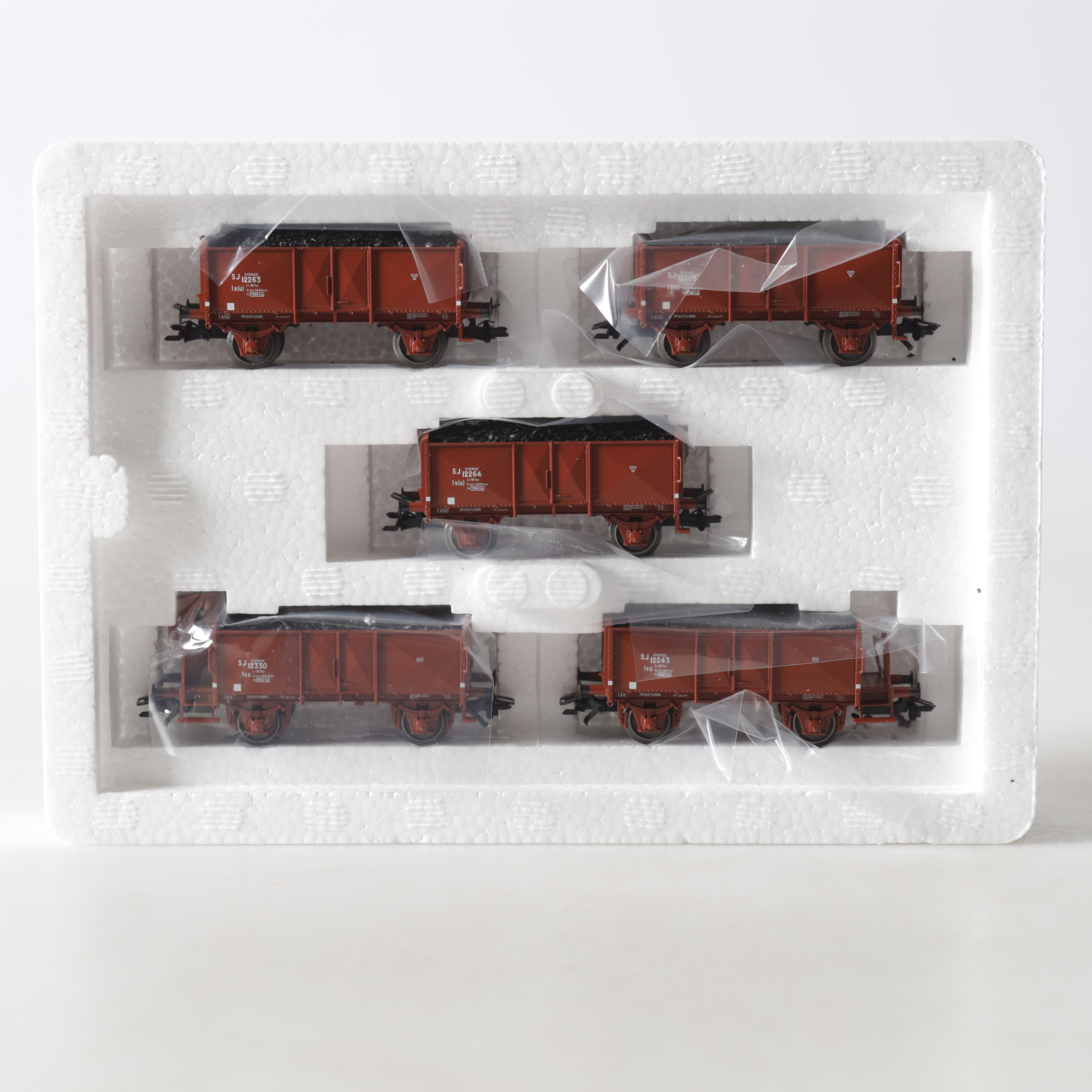 VAGNSET, 46044, H0, SJ:s kolvagnar, Märklin.