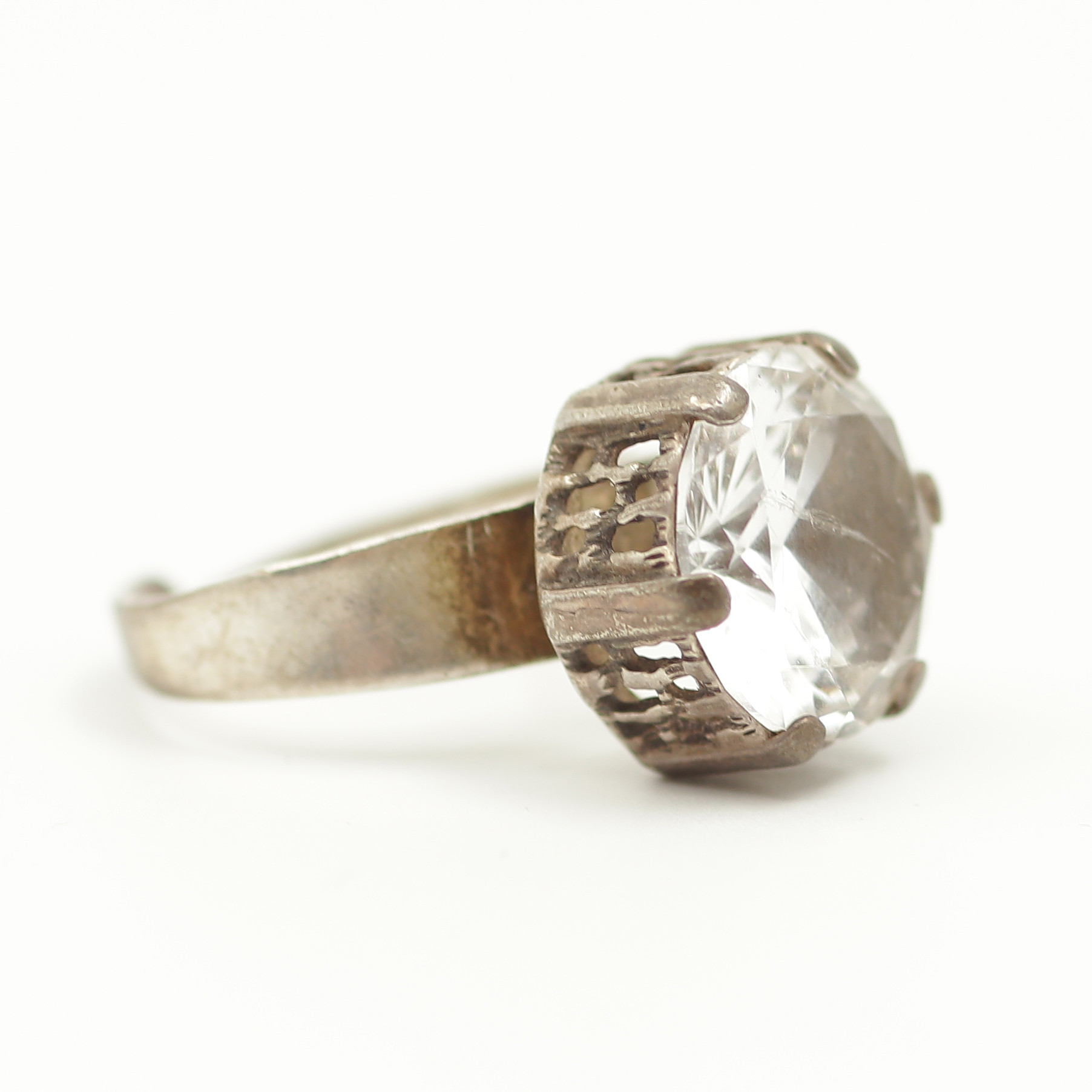 ALTON, SILVERRING, BERGSKRISTALL, STERLINGSILVER, 1973 (Y9) FALKÖPING.