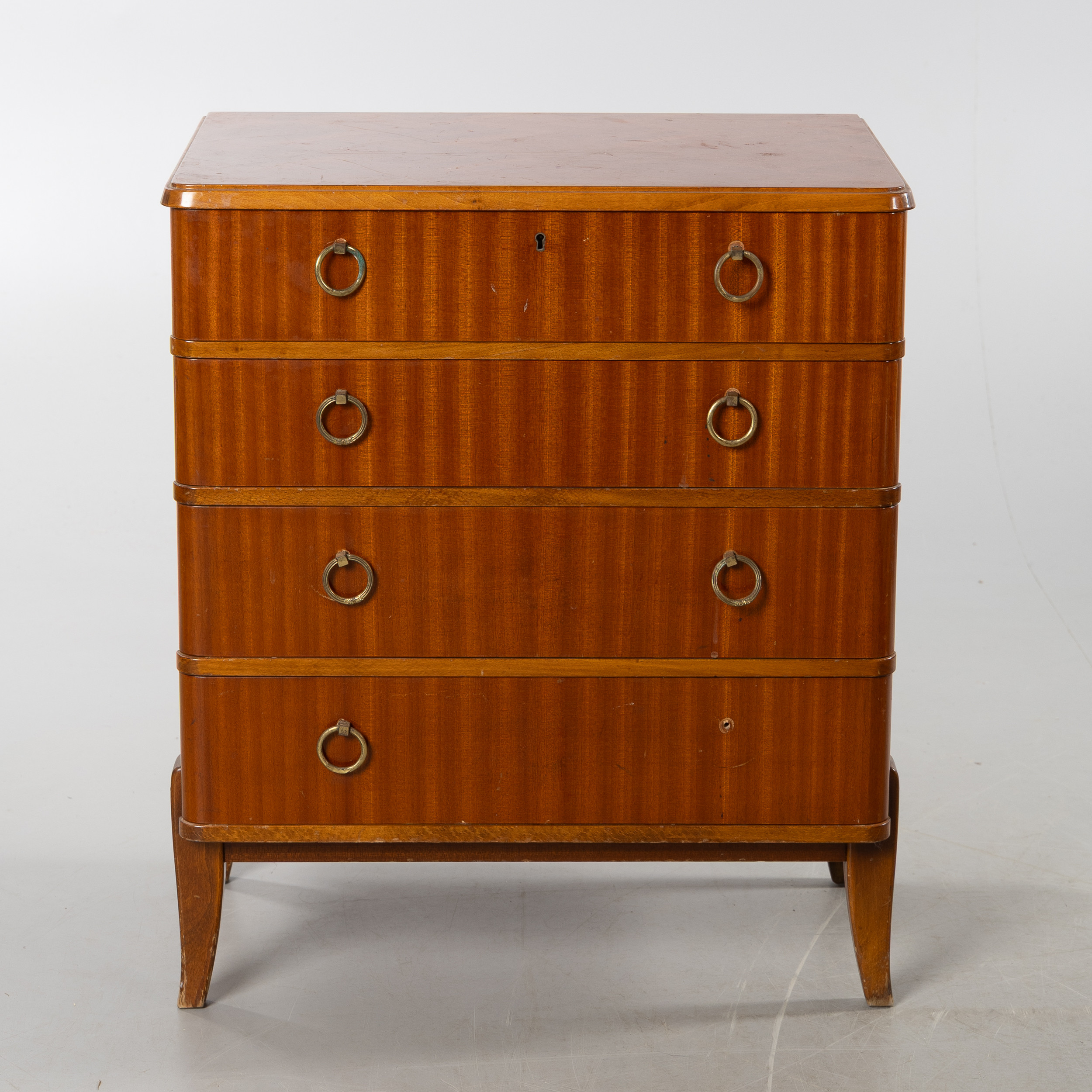 BYRÅ, 4-lådig, Swedish modern, 1940-tal.