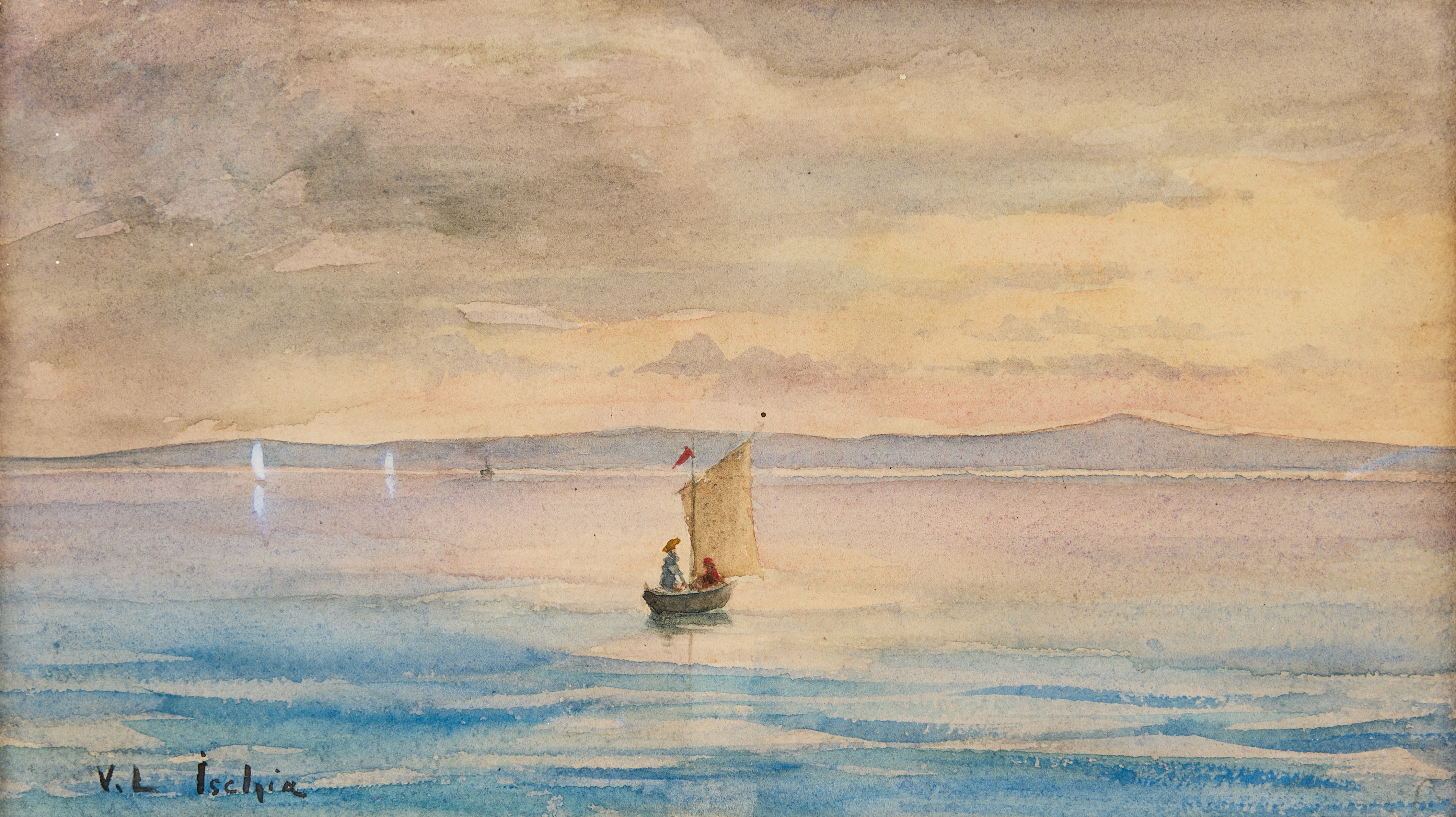 VIRGINIA LARSON. Motiv från Ischia.