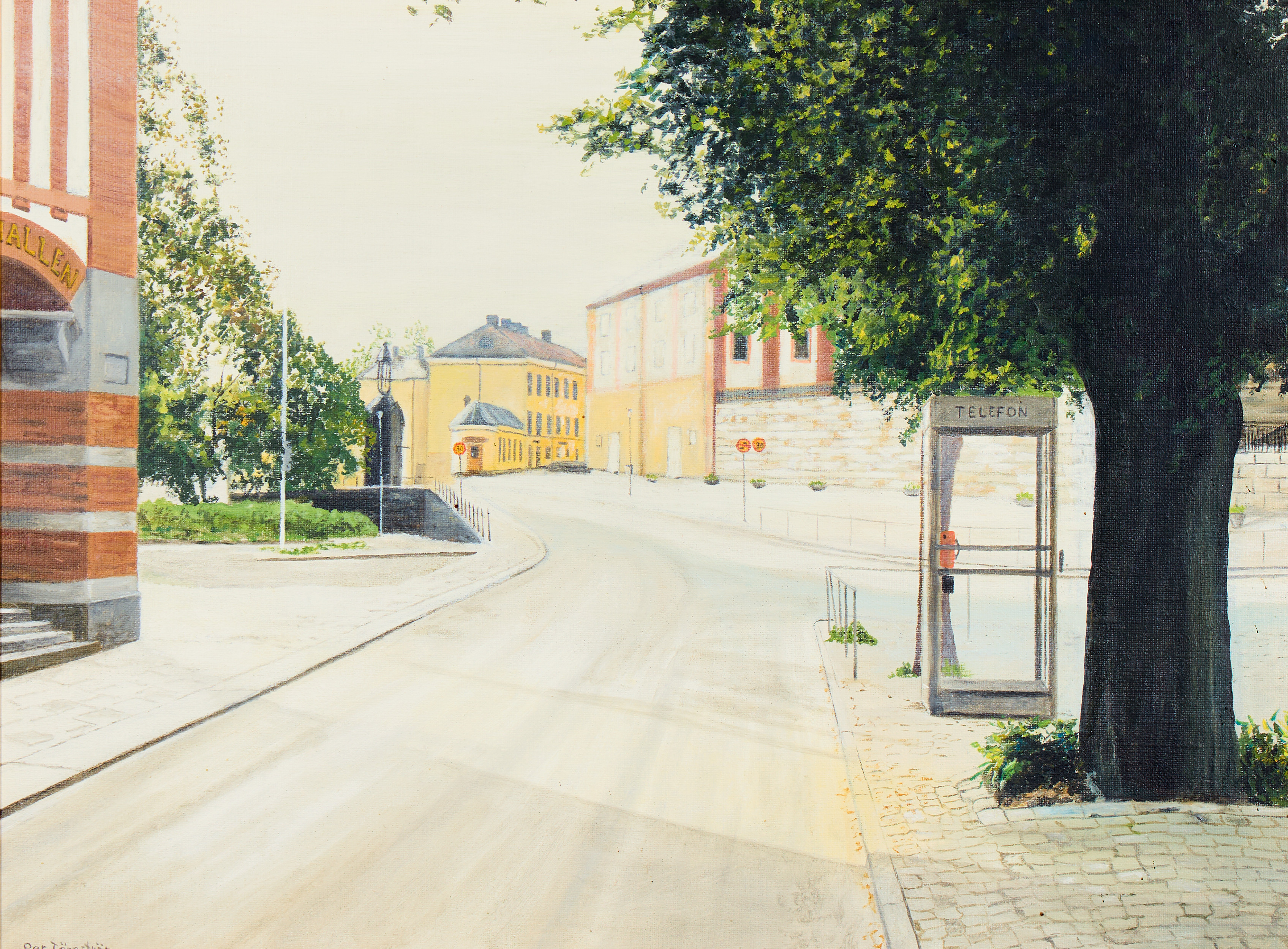 PER TÄRNSTRÖM. "St. Eriks torg Uppsala".