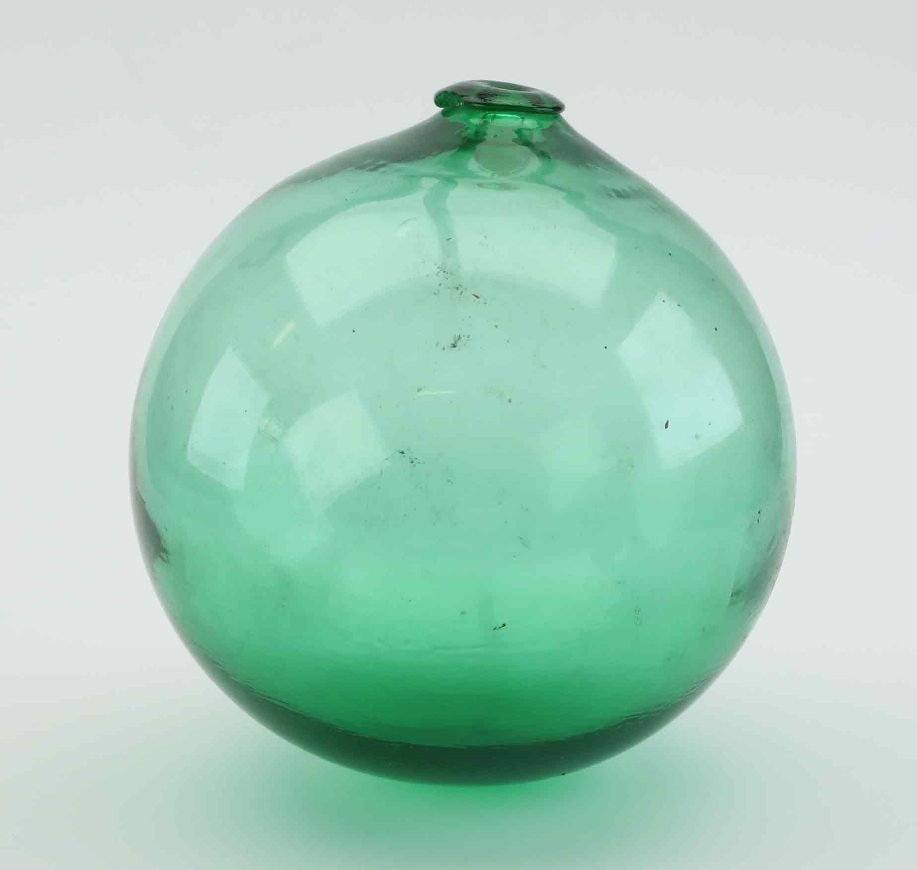 GLASFLÖTE, 17 cm, 1900-tal.