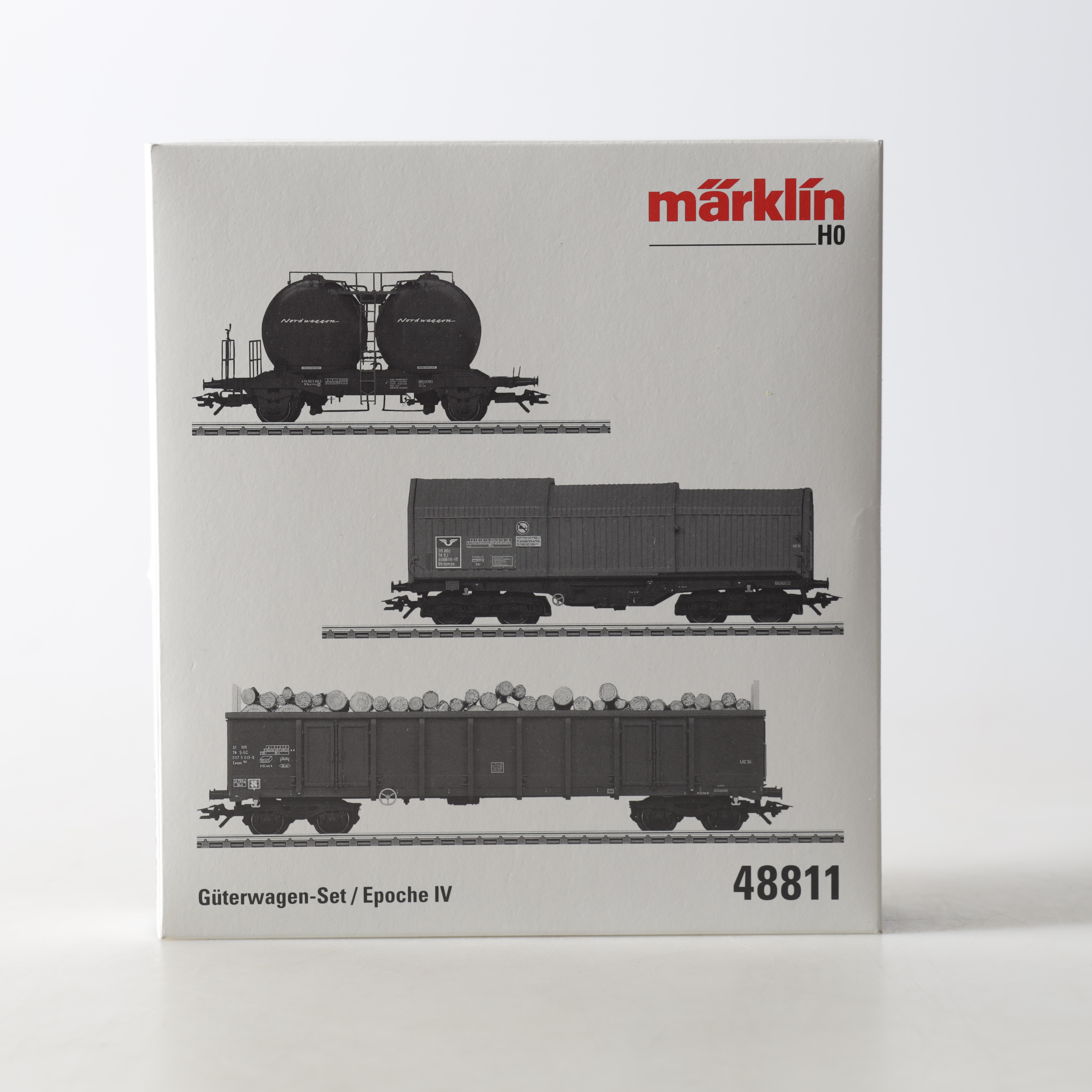 VAGNSATS, 48811, H0, SJ:s lastvagnar, Märklin.