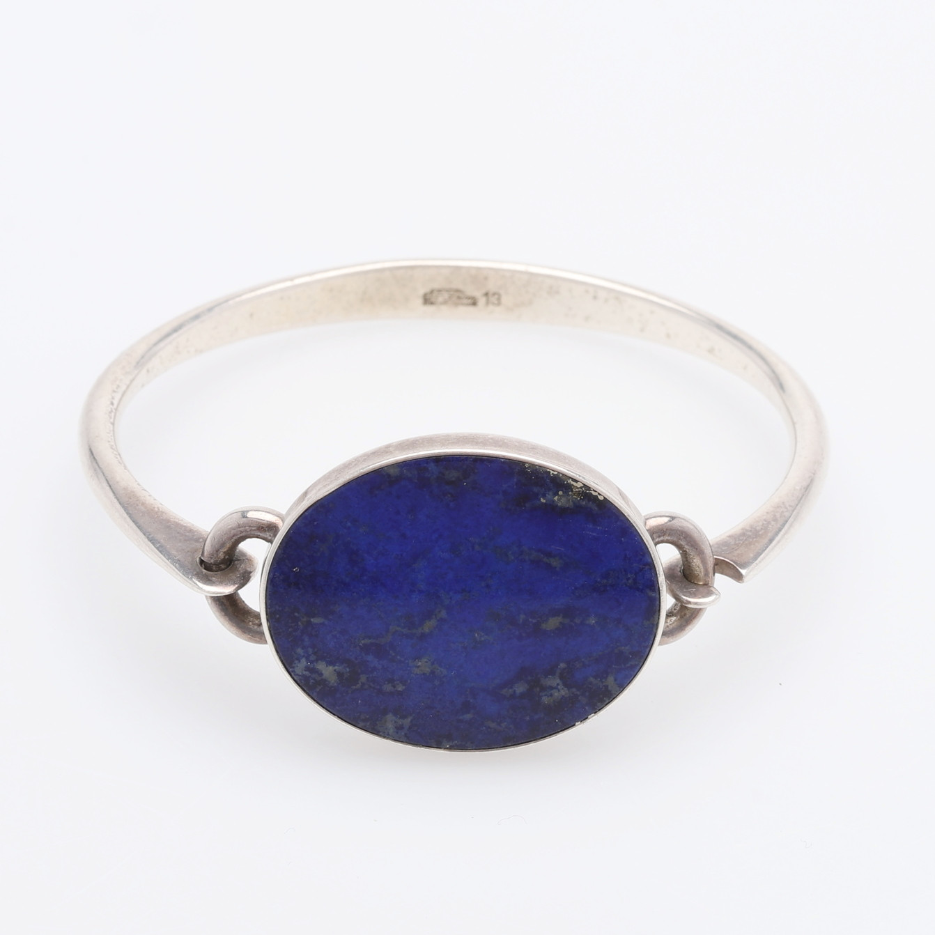 NIELS ERIK FROM. ARMBAND, STERLINGSILVER OCH LAPIS LAZULI, DANMARK.
