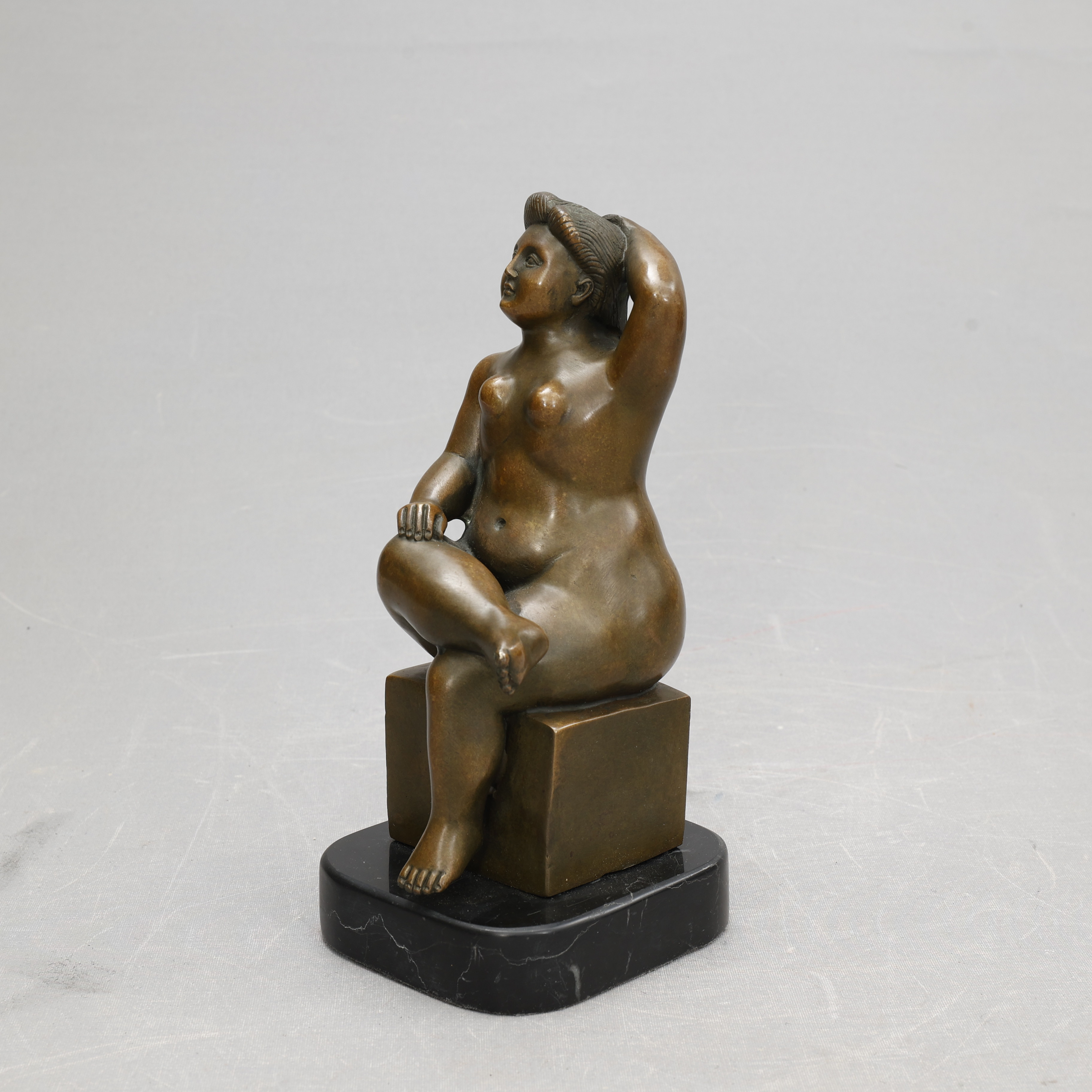 FERNANDO BOTERO. EFTER. Skulptur, brons, efter Botero, 2000-tal.