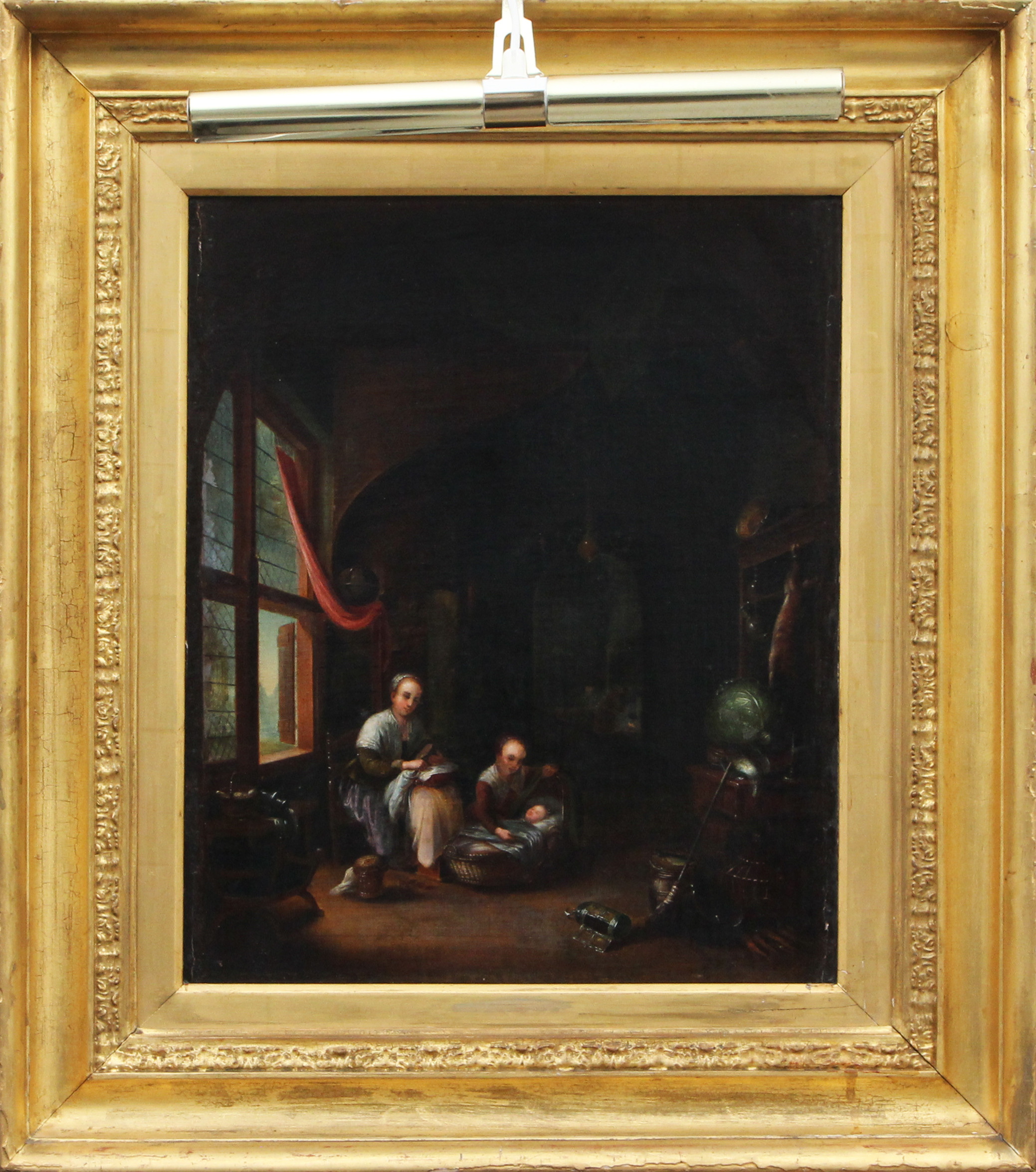 OKÄND KONSTNÄR. OLJA, på duk, sannolikt Flamländsk, 16/1700-tal.