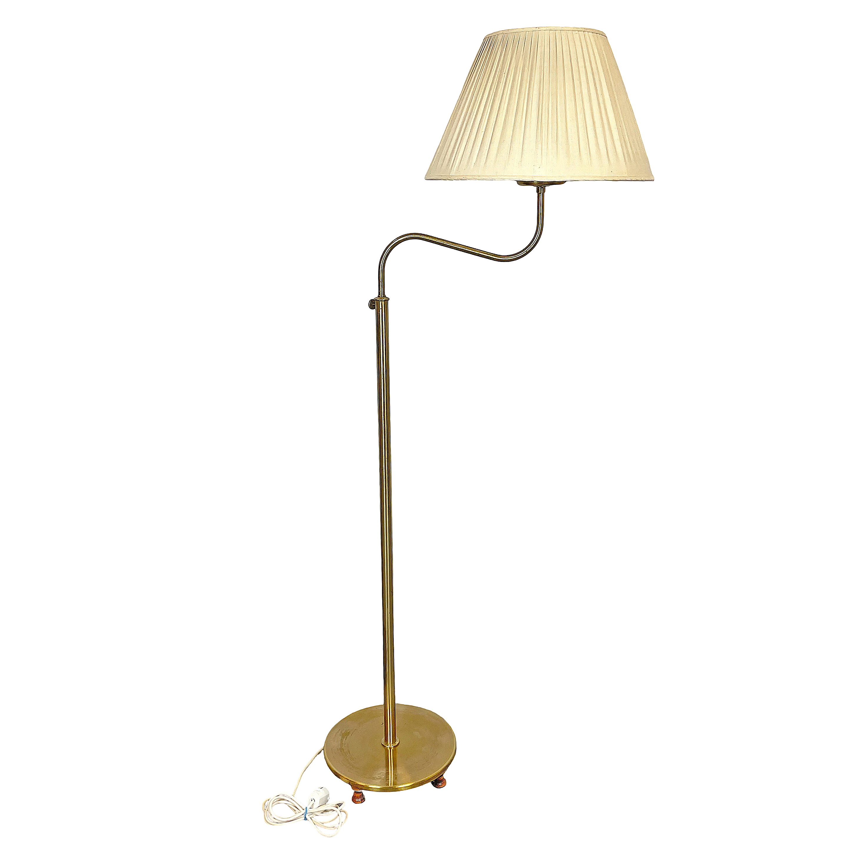 JOSEF FRANK. Golvlampa, "Lilla Kamelen", modell 2568, Firma Svenskt Tenn.