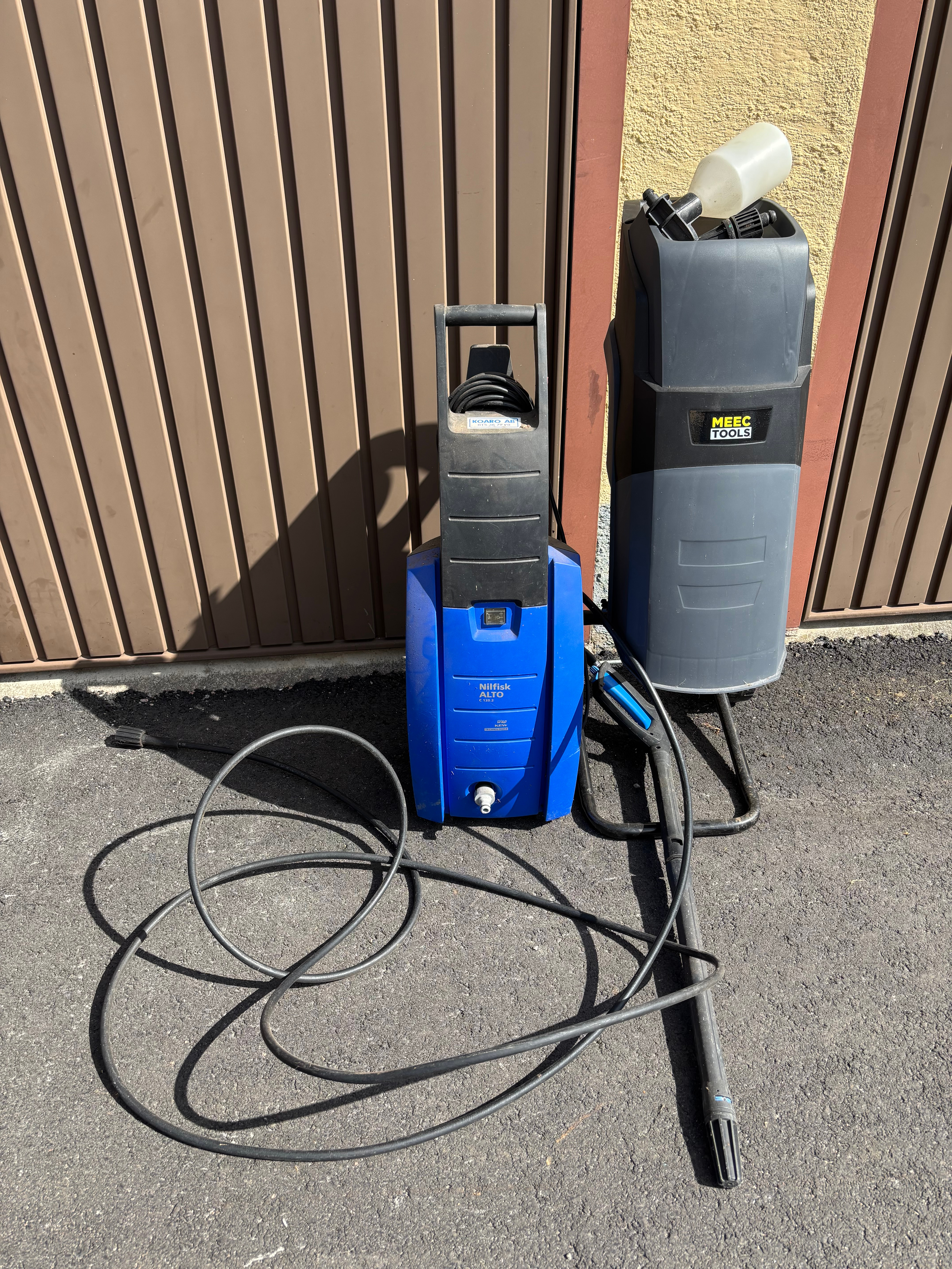 HÖGTRYCKSTVÄTT, Nilfisk, kompostkvarn elektrisk, MEEC Tools.