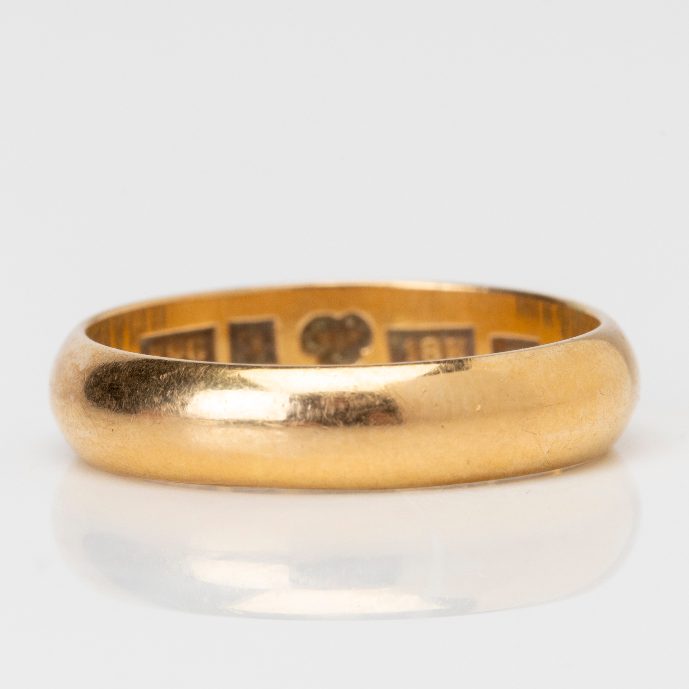 RING, guld, 18K, Guldateljen Eriksson & Grönholm AB, Upsala, 1960.