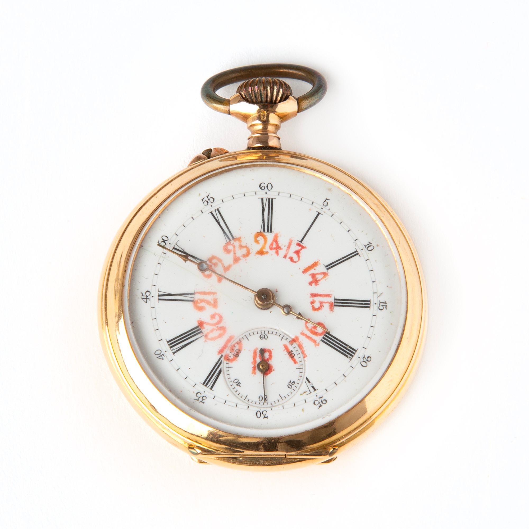 FICKUR, 38 mm, 18K guld, ca 1890.