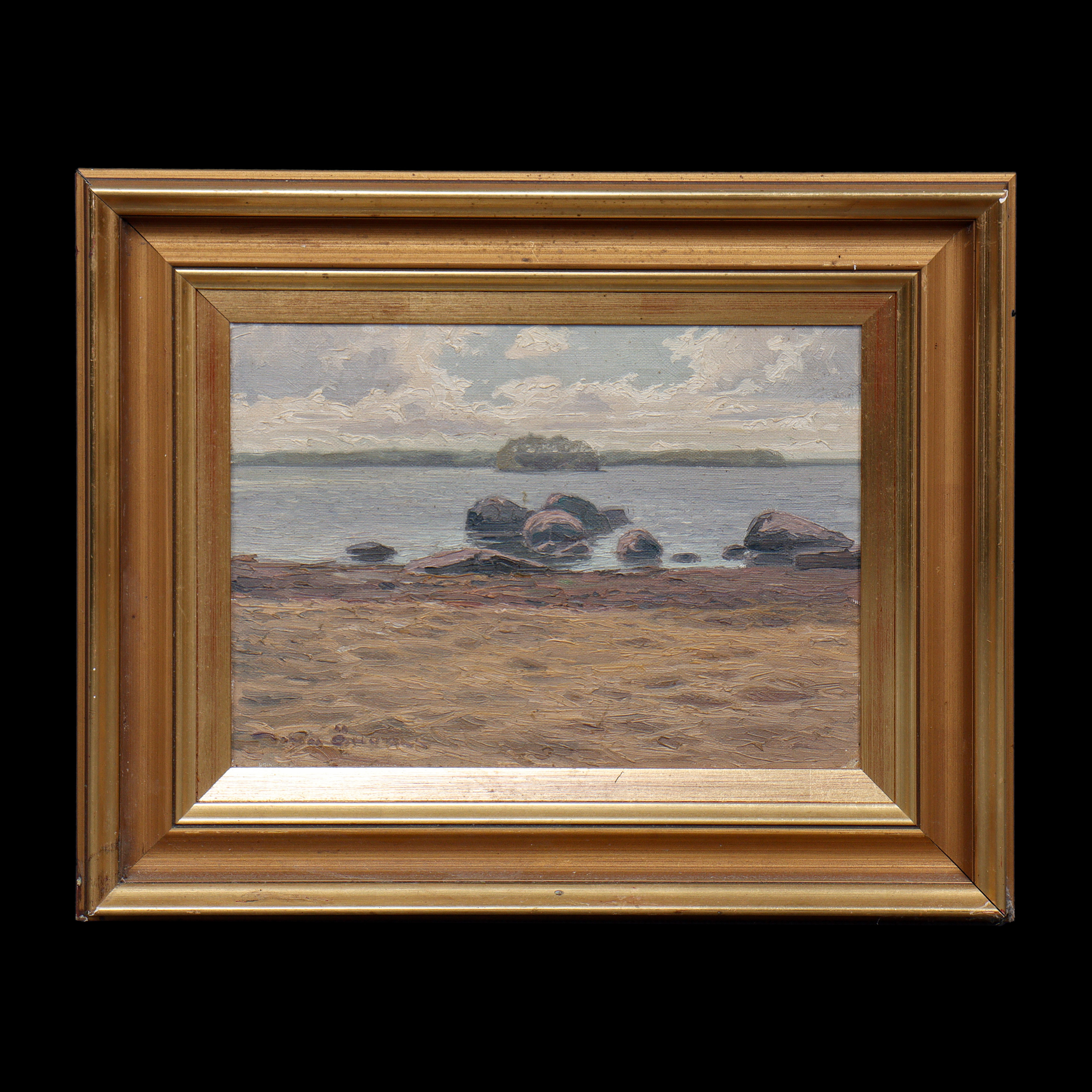 JOHN ROBERT EMANUEL ÖHVALL (1883-1957) OLJA PÅ DUK, SIGNERAD.