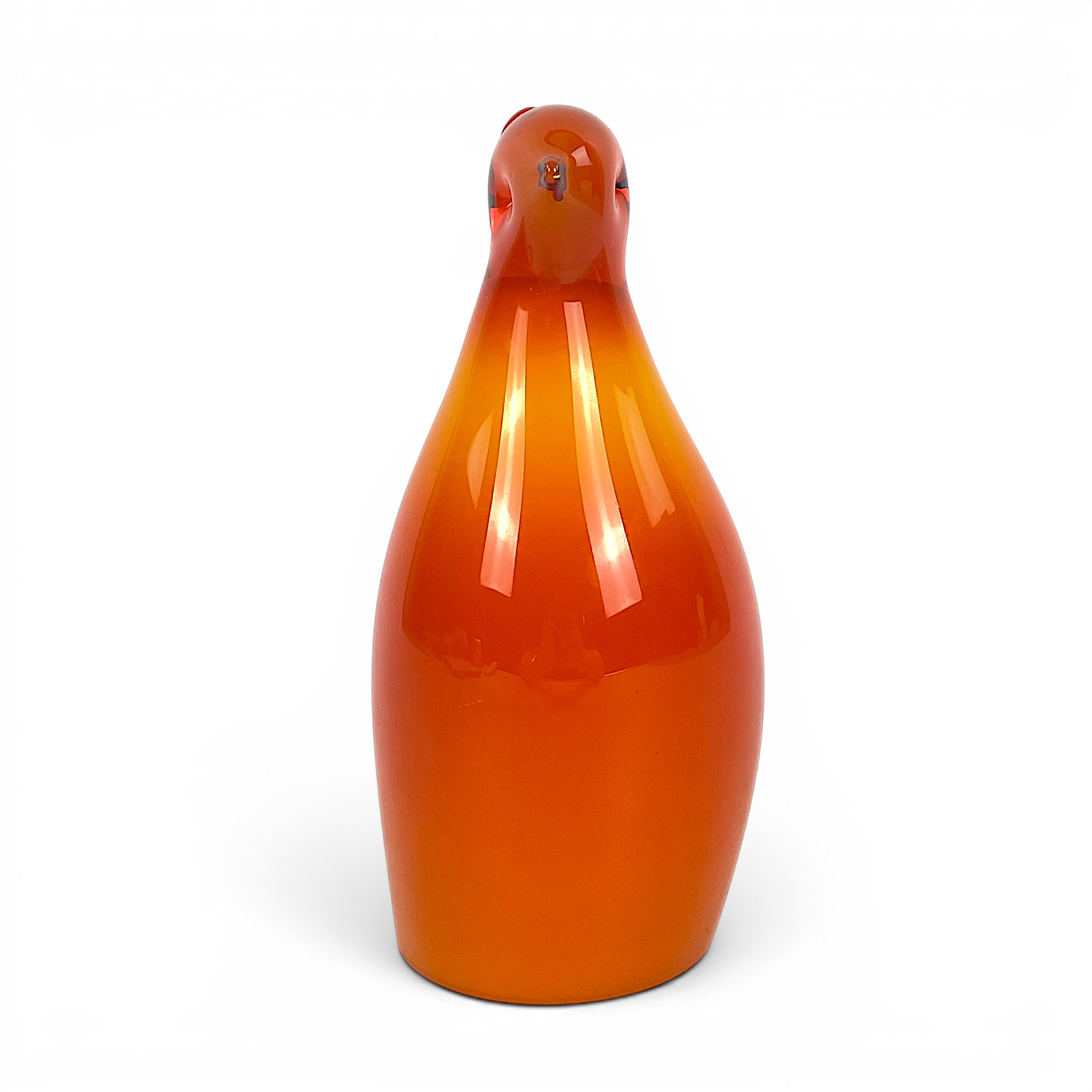 SKULPTUR, glas, fågel, möjligen Elme Glasbruk.