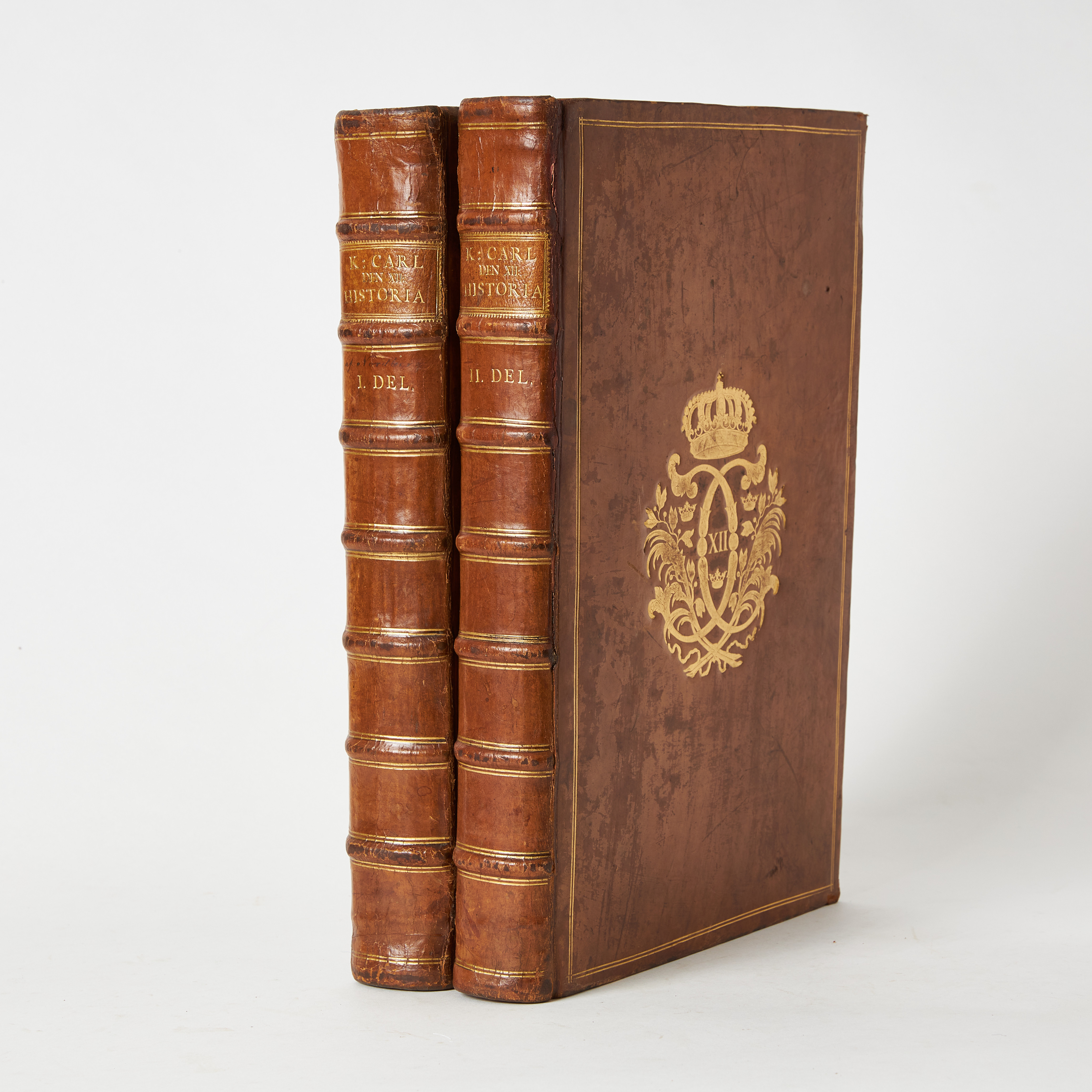 KARL XII:S HISTORIA AV NORDBERG, 1740, 2 volymer.