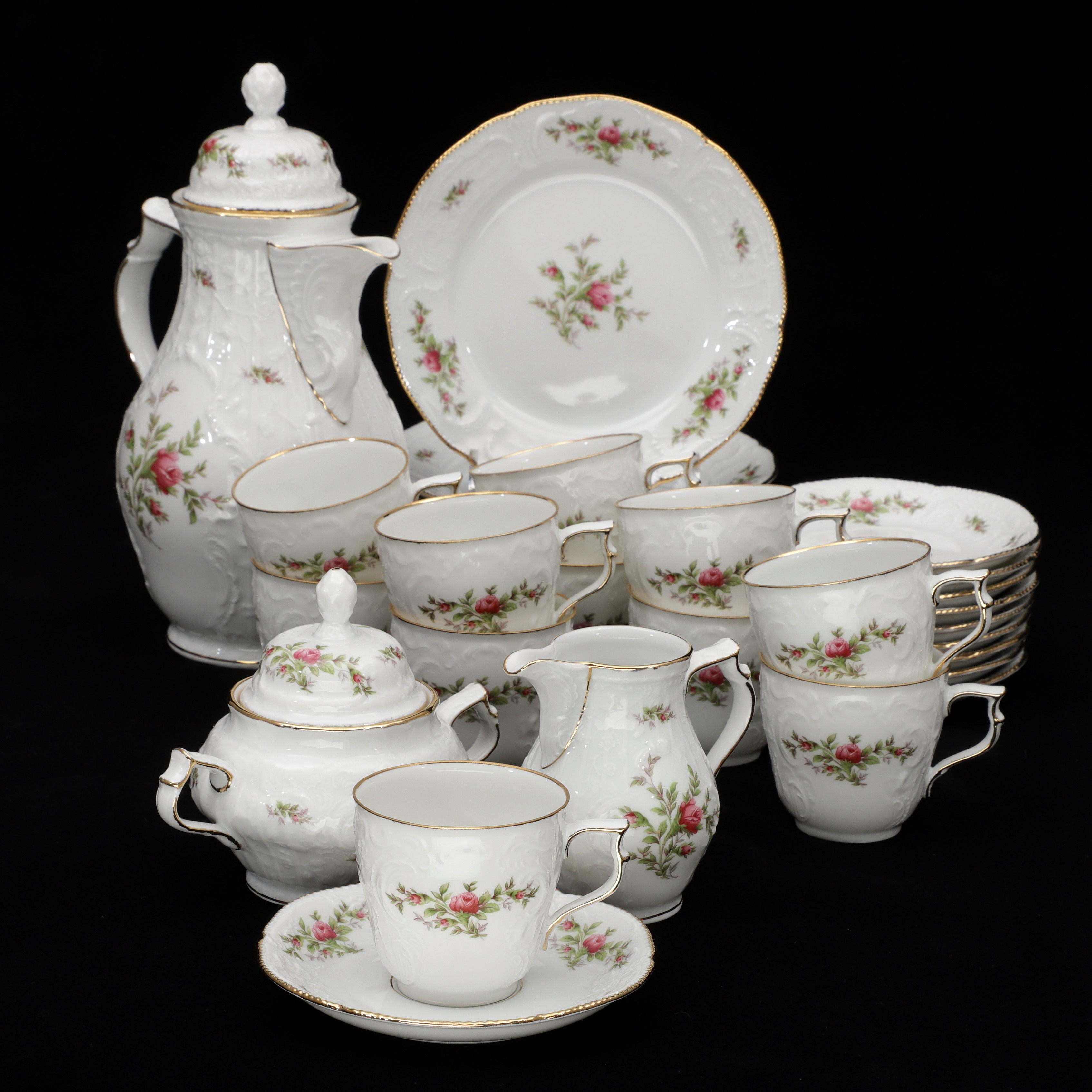 KAFFESERVIS, 32 delar, Rosenthal, Tyskland, 1900-talets andra hälft.