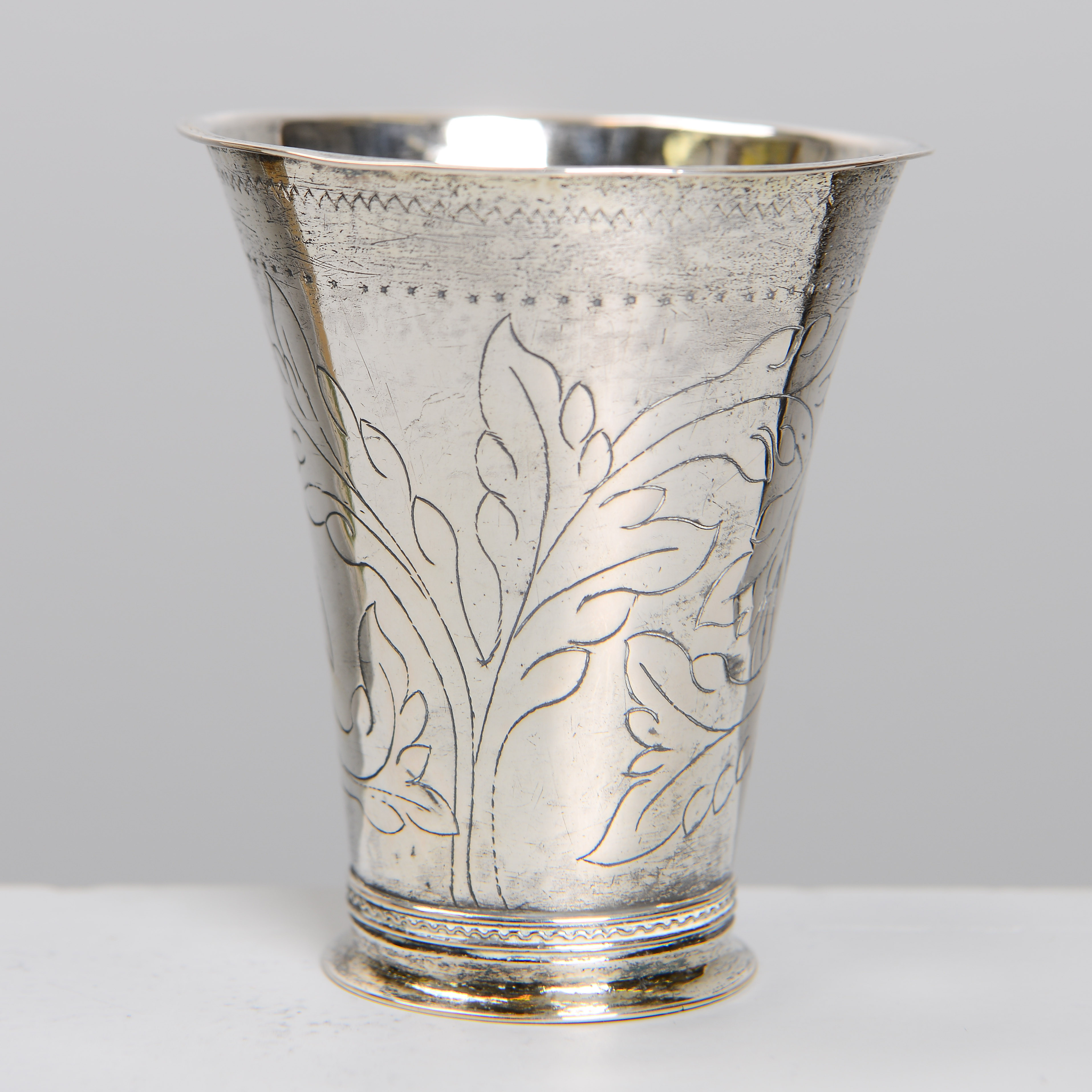 LARS PIHL. Bägare, silver, Västervik, 1730-1755, rokoko.