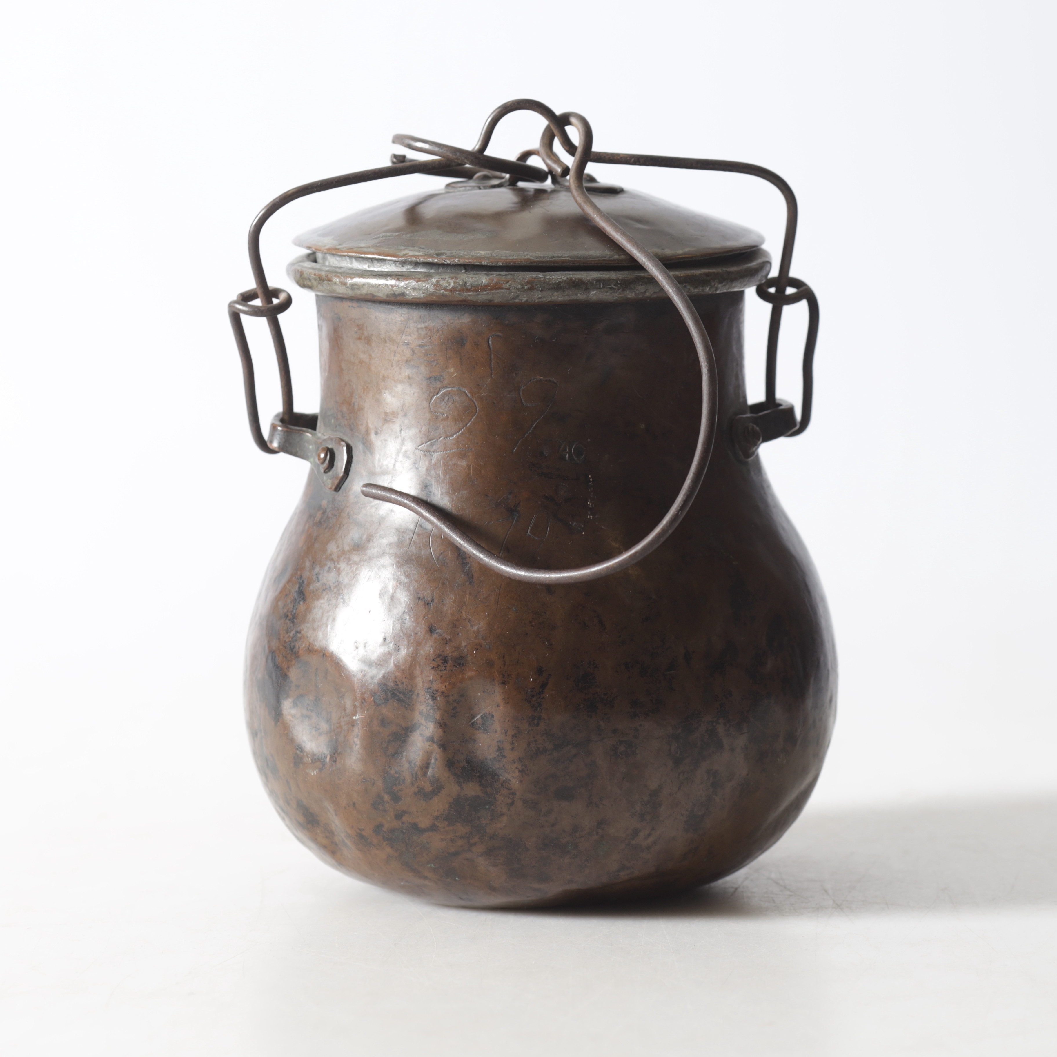 MATKANTIN, koppar, Svenska armén, 1800-tal.
