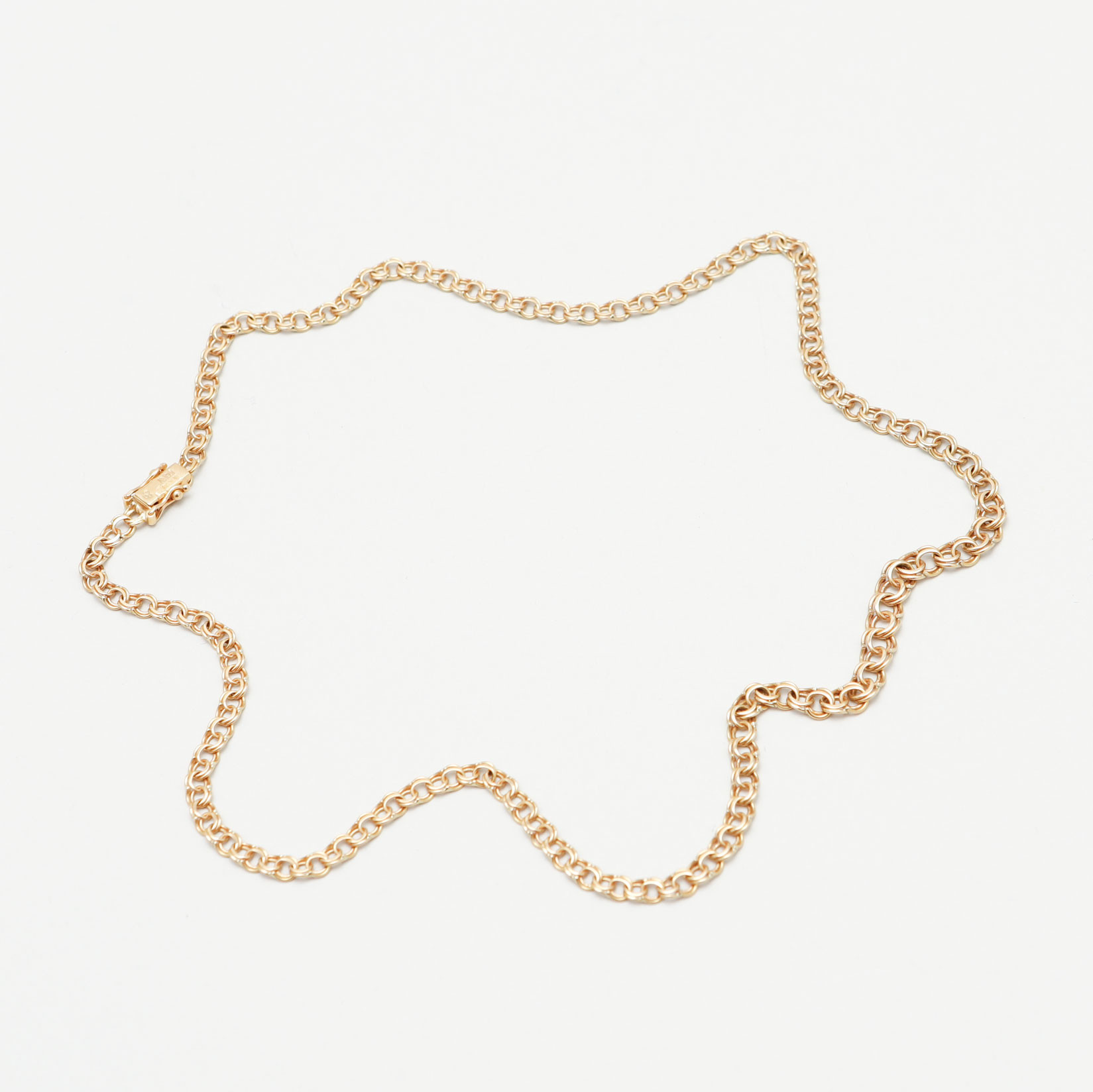 COLLIER, 18k guld, Stockholm. Vikt ca 11,6 g.