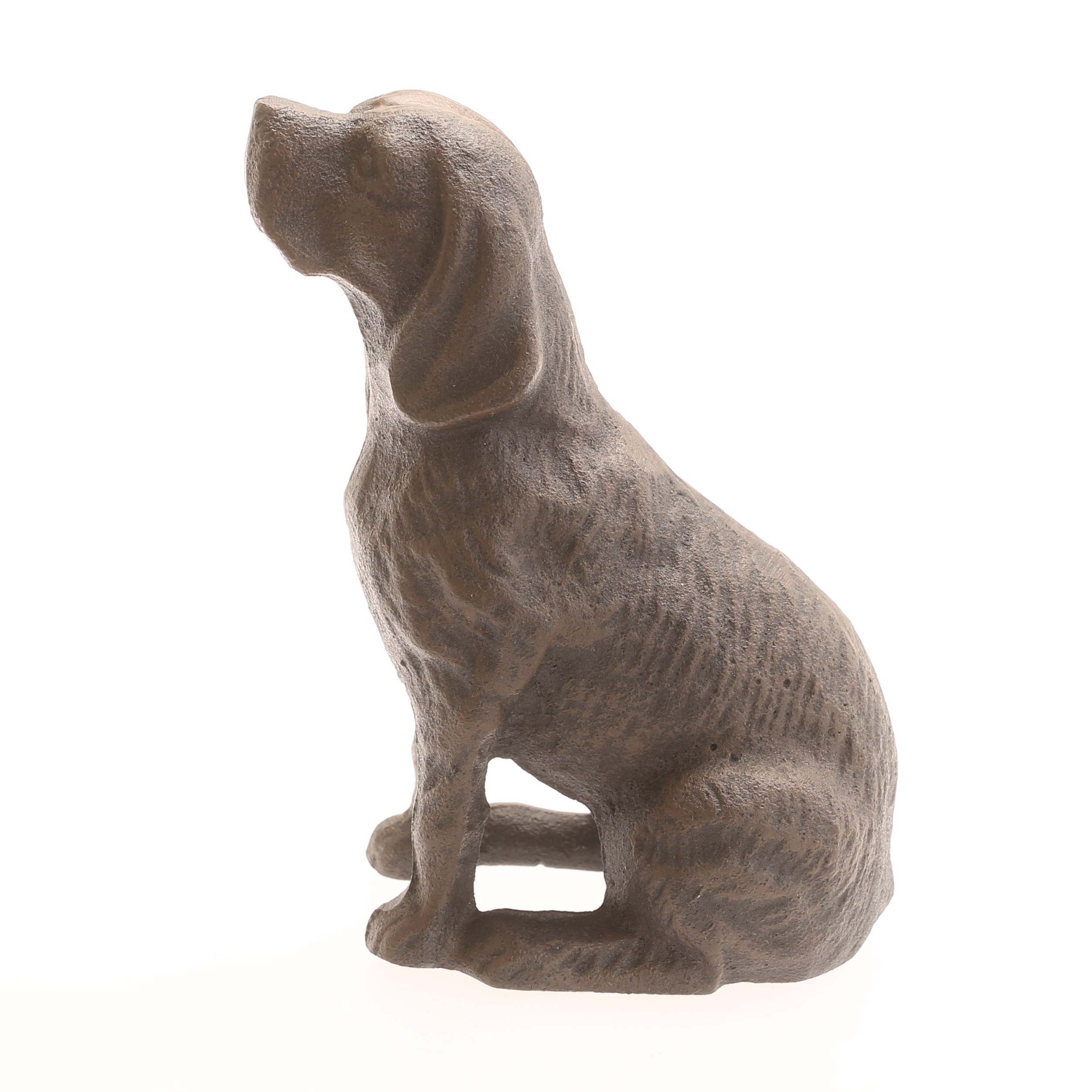 SKULPTUR, hund, gjutjärn, samtida.