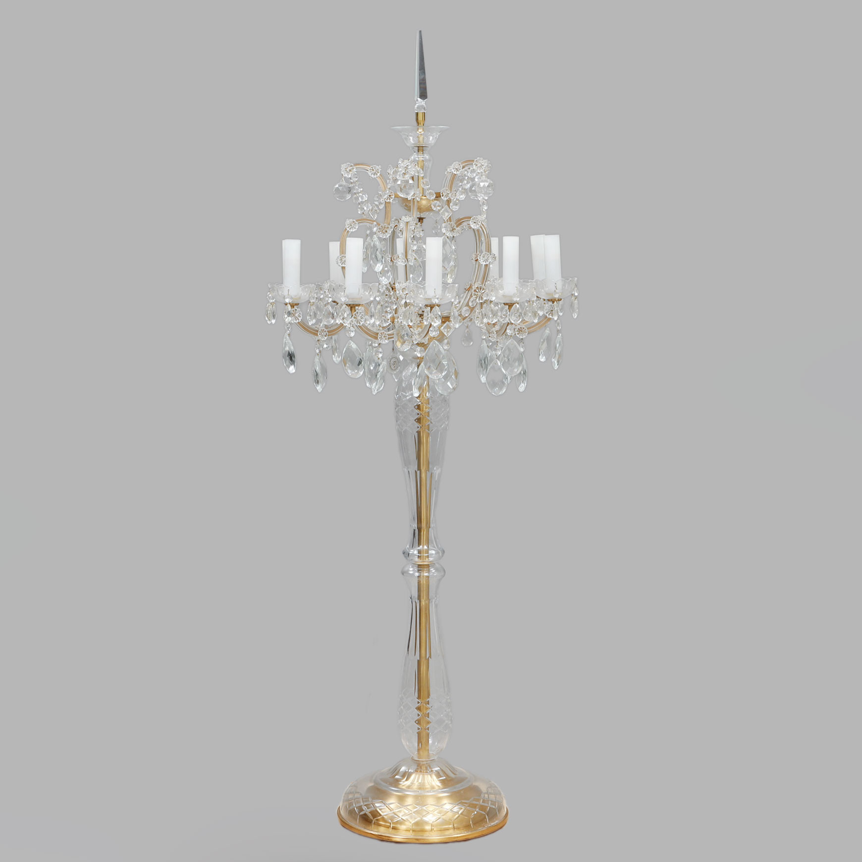 GOLVLAMPA / GOLVKANDELABER, Tjeckoslovakien, 1900-talets andra hälft.
