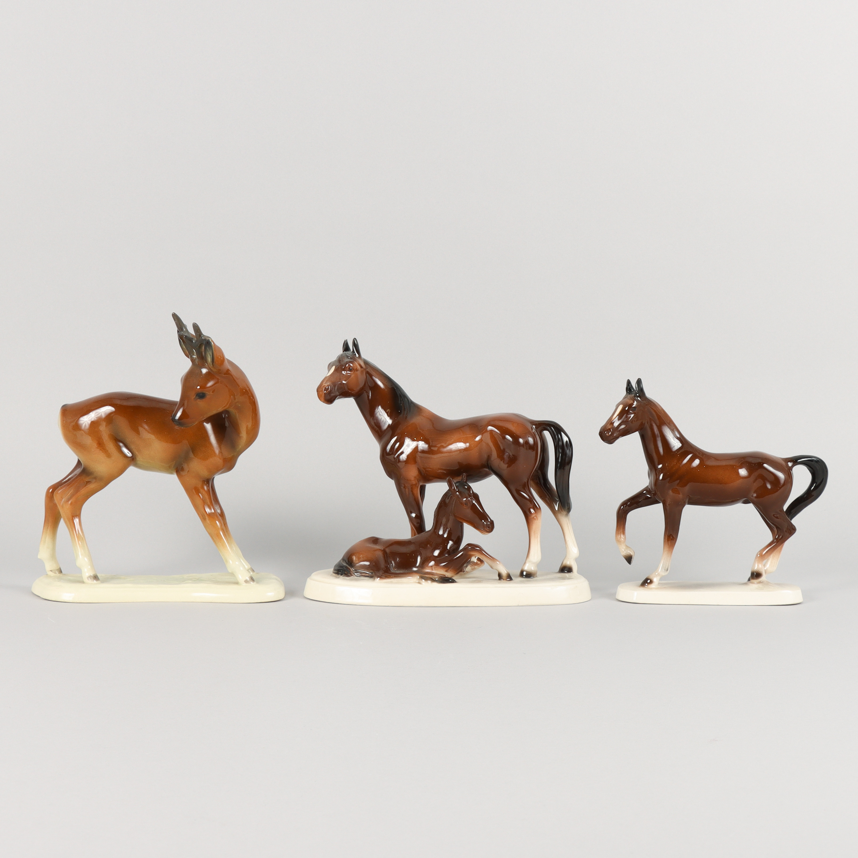 FIGURINER 3 stycken, porslin, Tyskland.