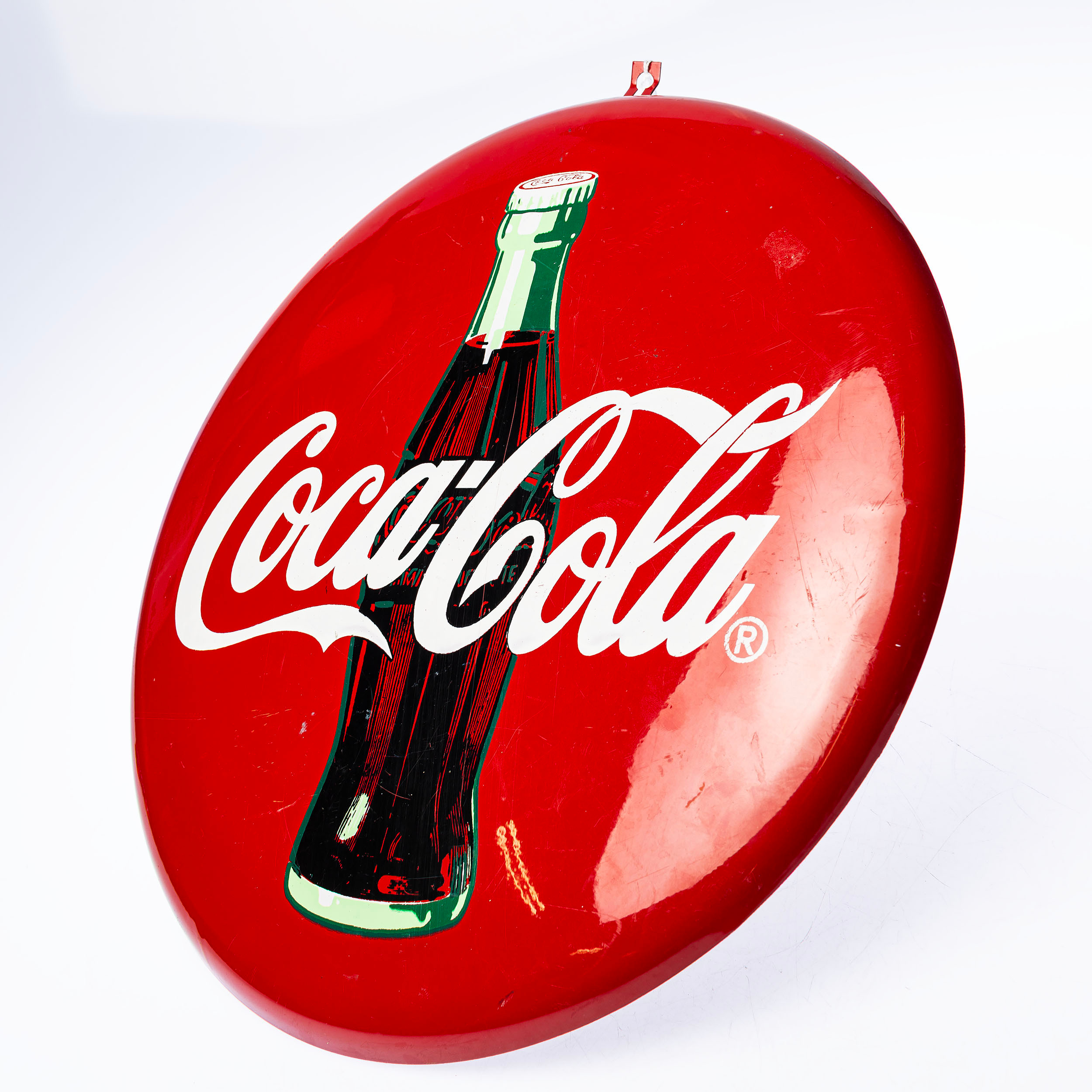 REKLAMSKYLT, plåt, Coca-Cola.