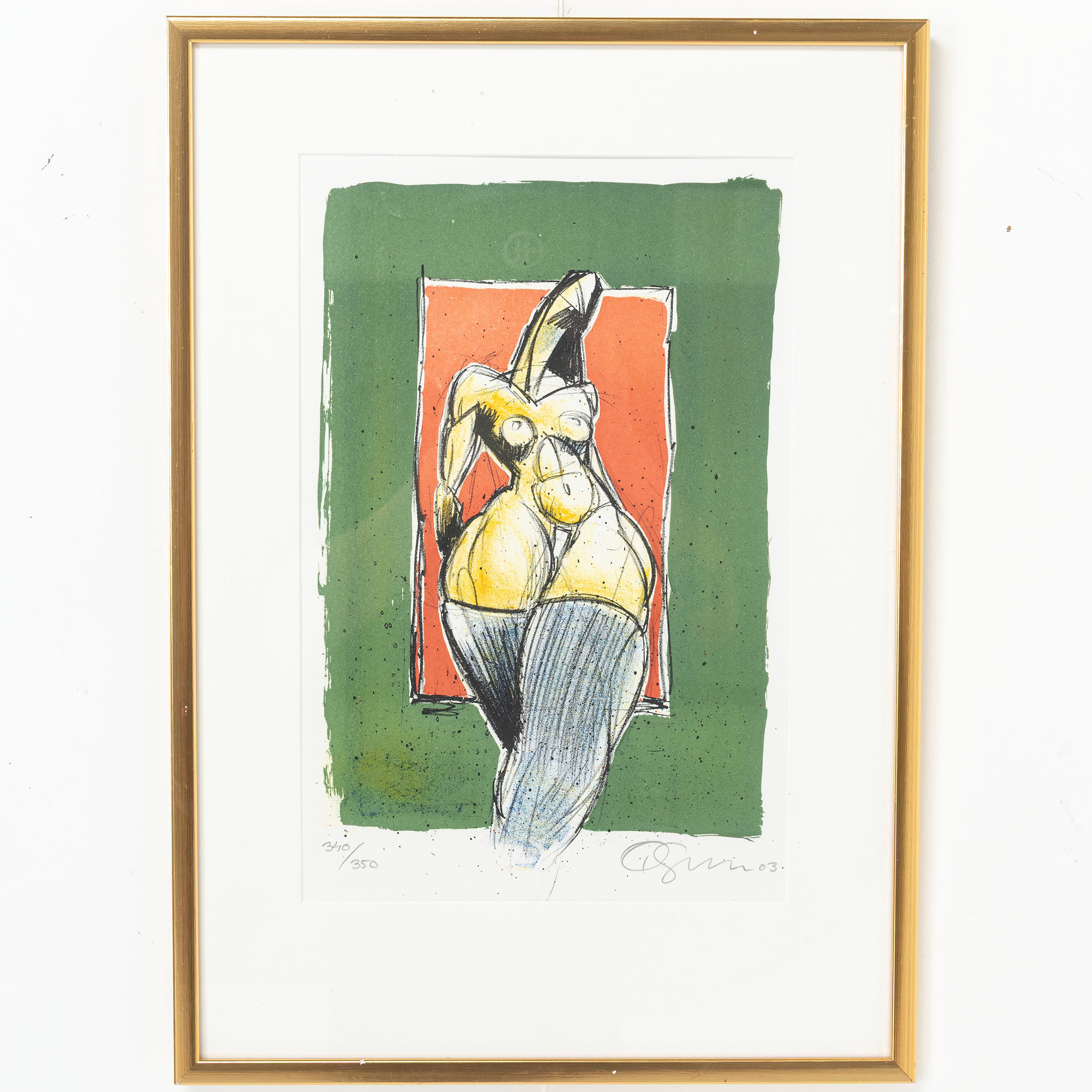 PETER GRÖNDAHL. Litografi, signerad & numrerad 340/350.