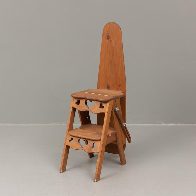 STEGSTOL/STRYKBRÄDA, betsad furu, Grandpa`s crafts, USA, 19-/2000-tal.