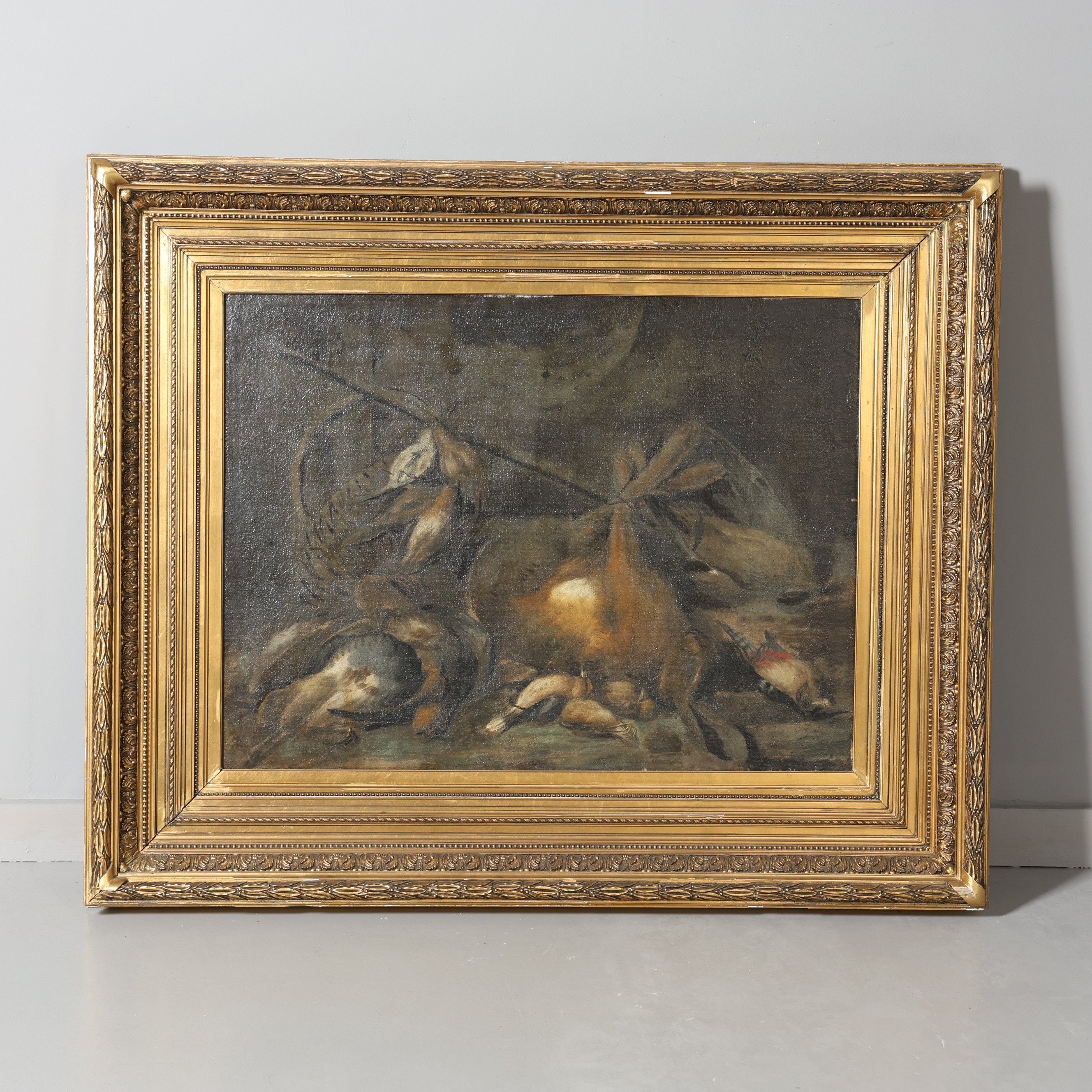 OKÄND KONSTNÄR. OLJA PÅ DUK, 17/1800-tal.